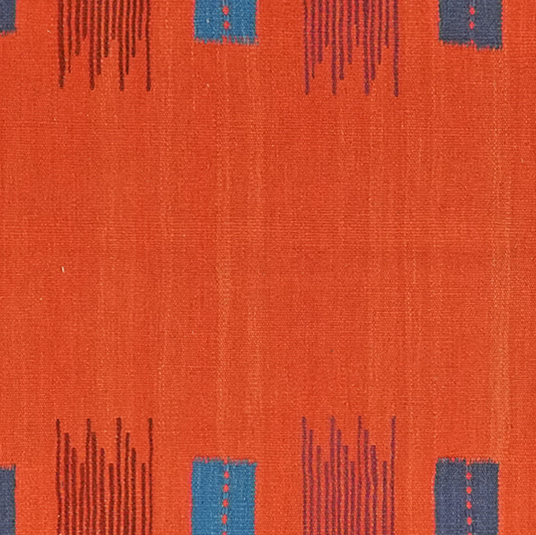 Tappeto Kilim Gashgai arancione