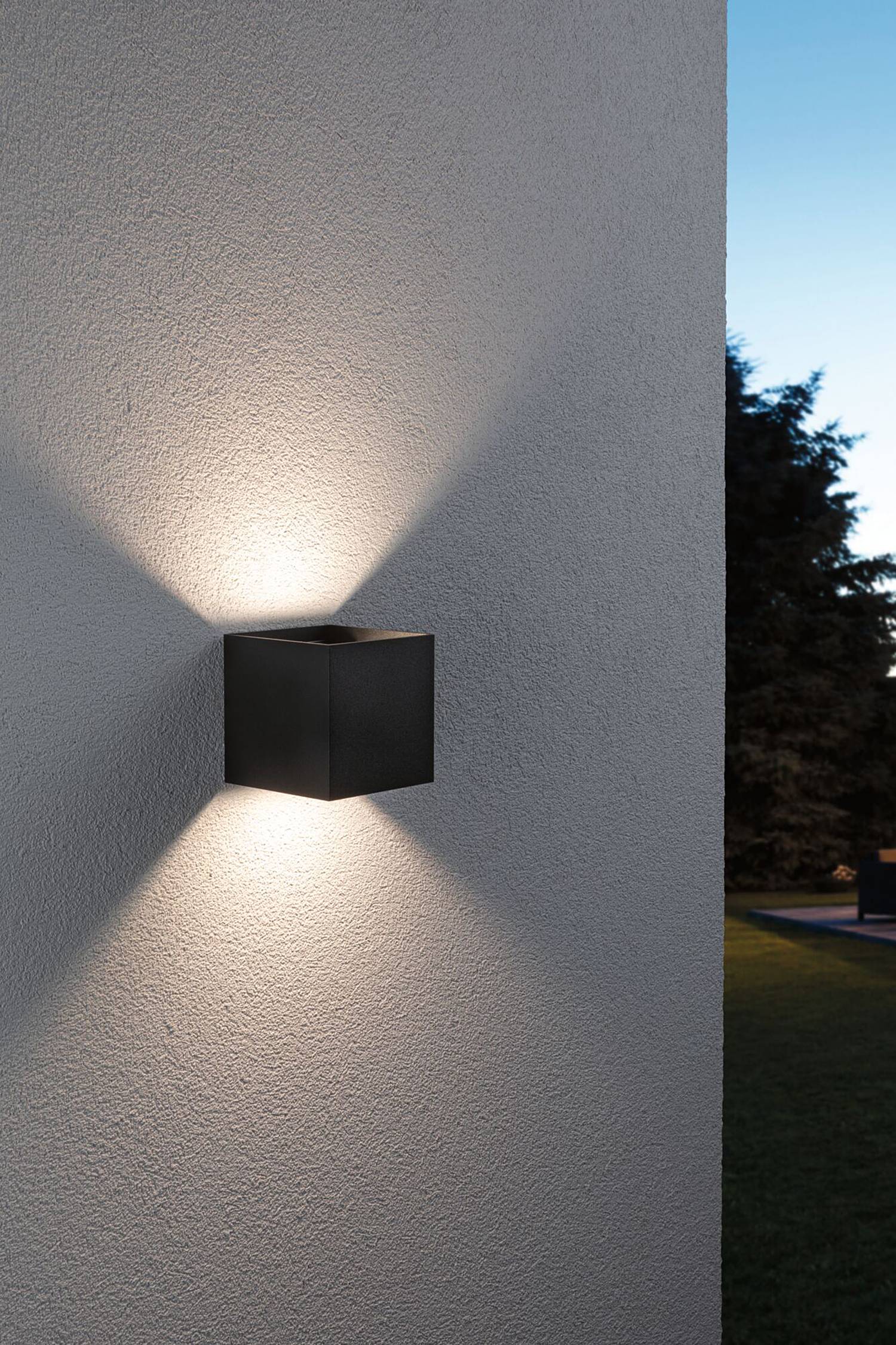Wall light Cybo Aluminium Grey 1-bulb