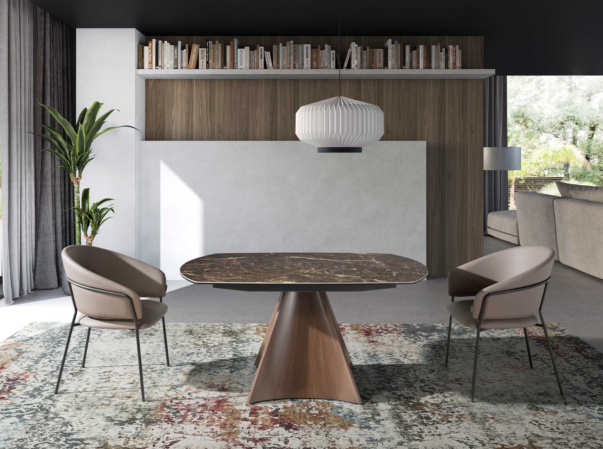 Esszimmerstuhl Kunstleder Braun