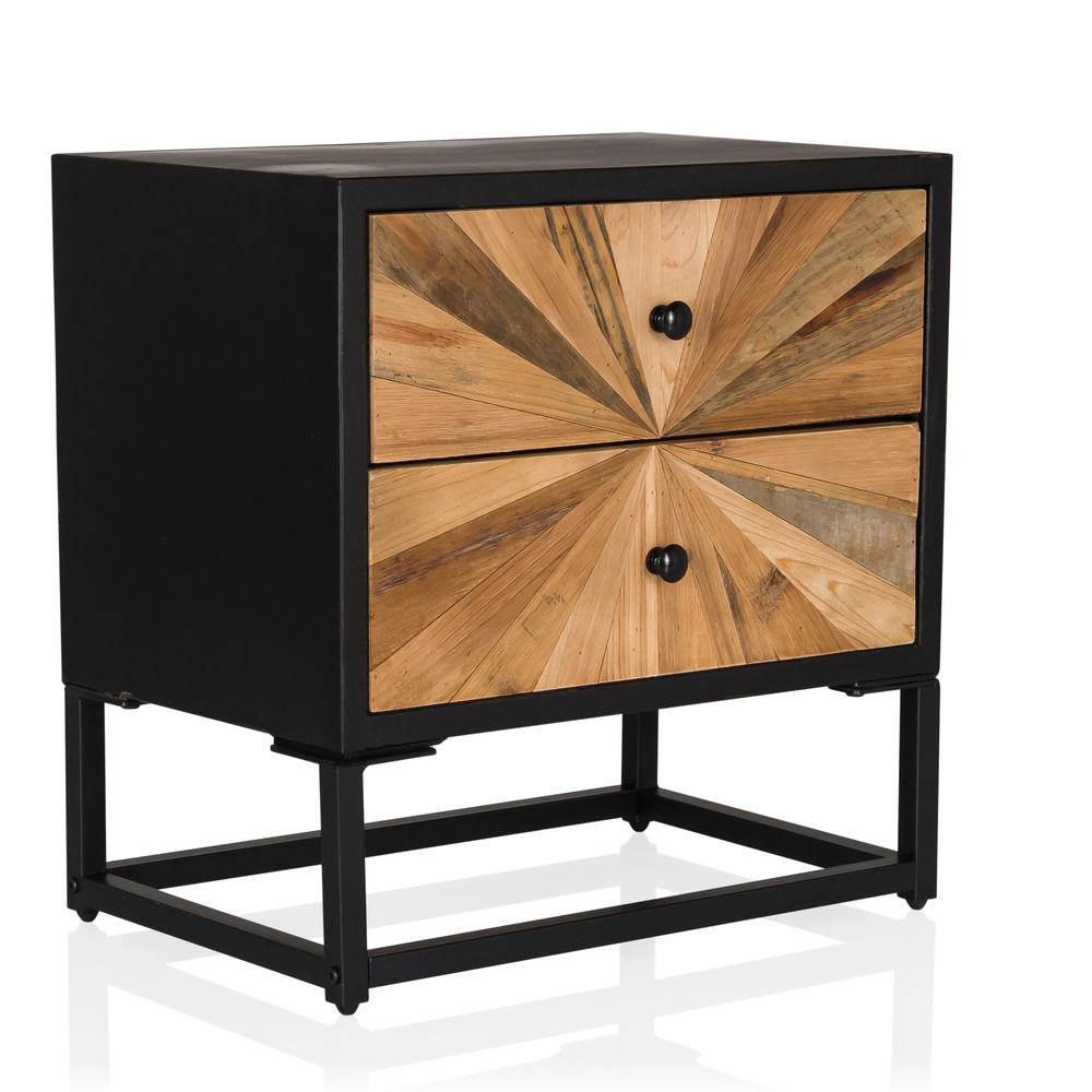 SANTJAGO BLACK SUN Beistelltisch Tannenholz