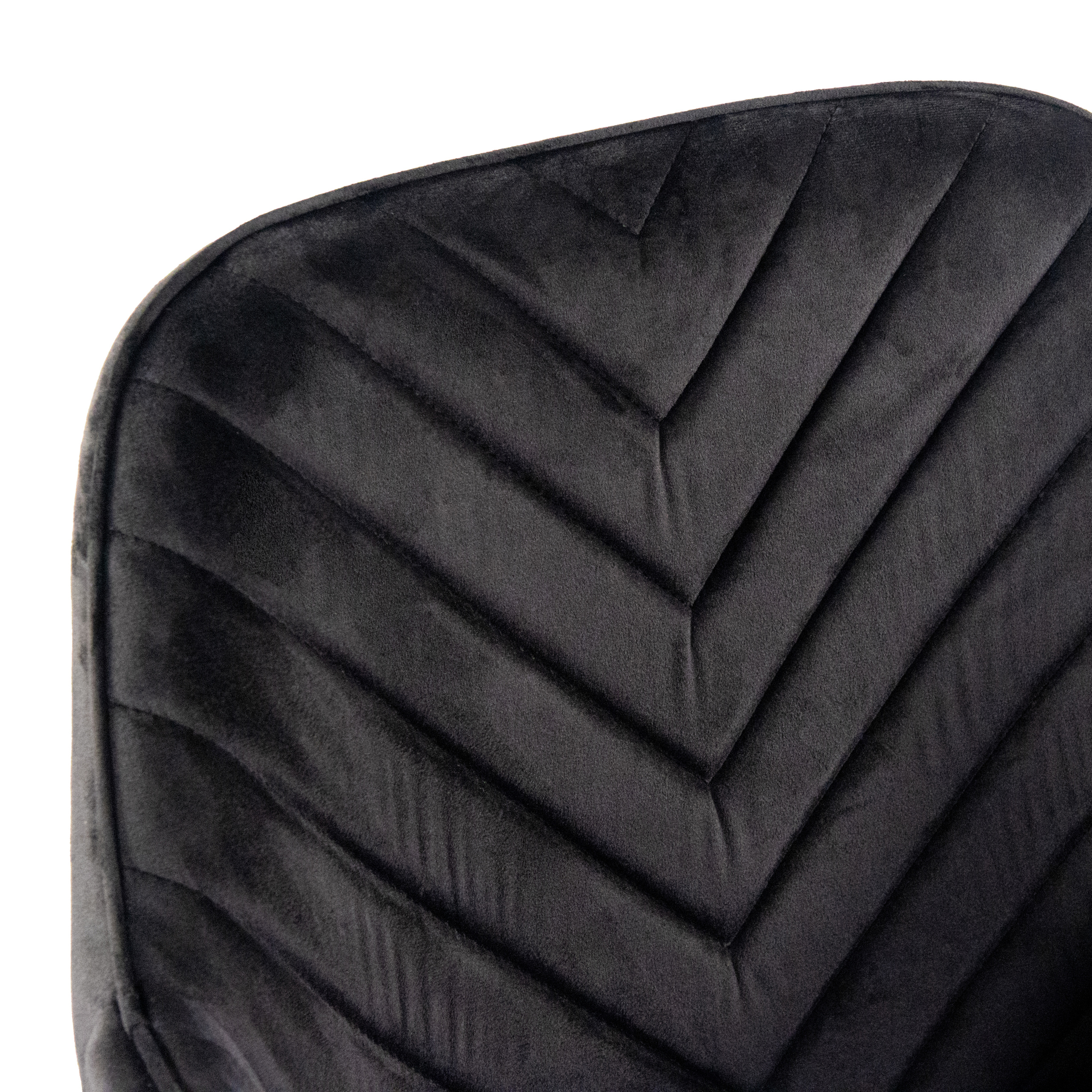 CHARVELLE Dining Chair Fabric Black