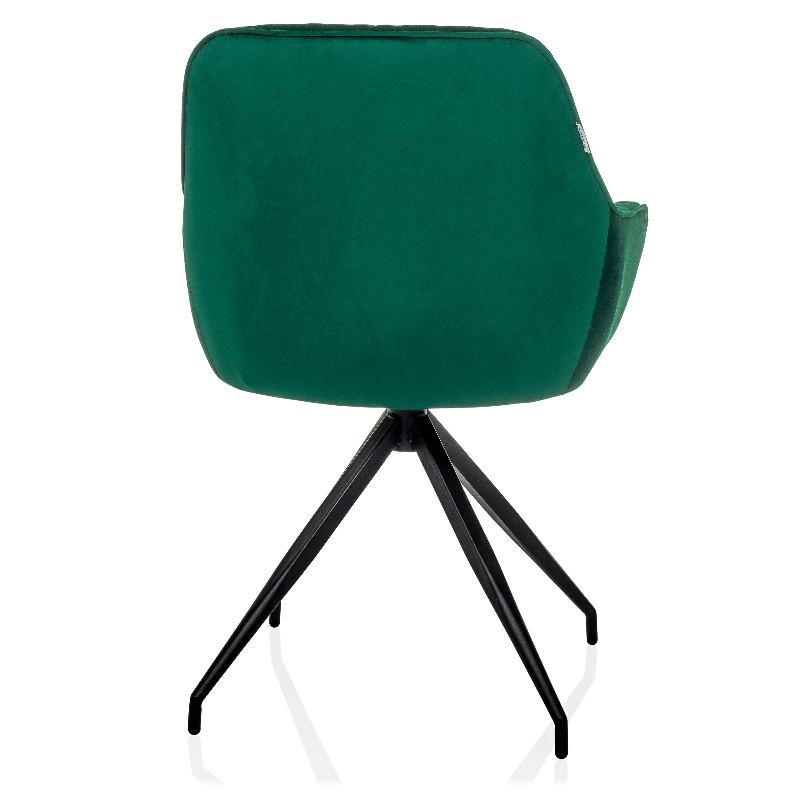 ELVERUM Dining chair Velvet Green