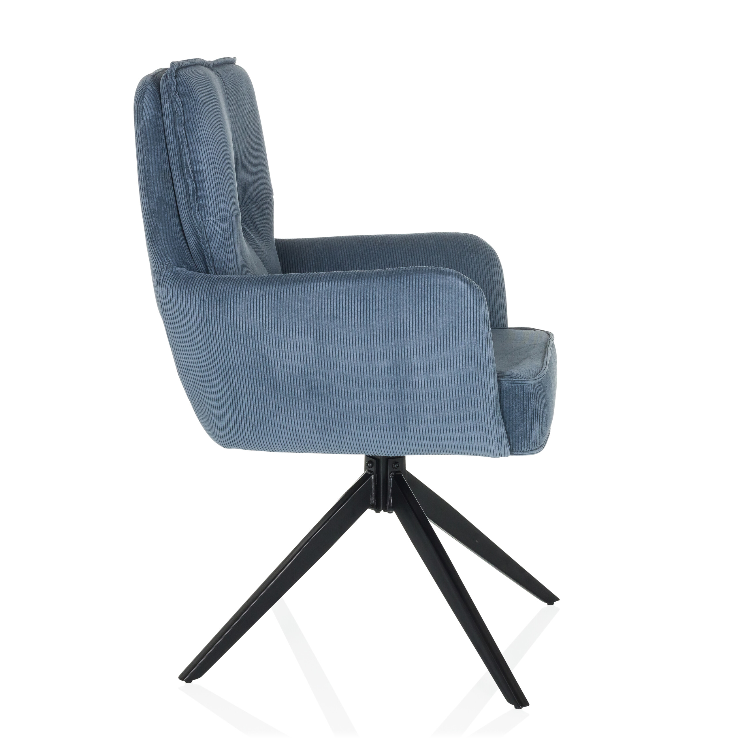 TARUGO Drehstuhl Stoff Blau
