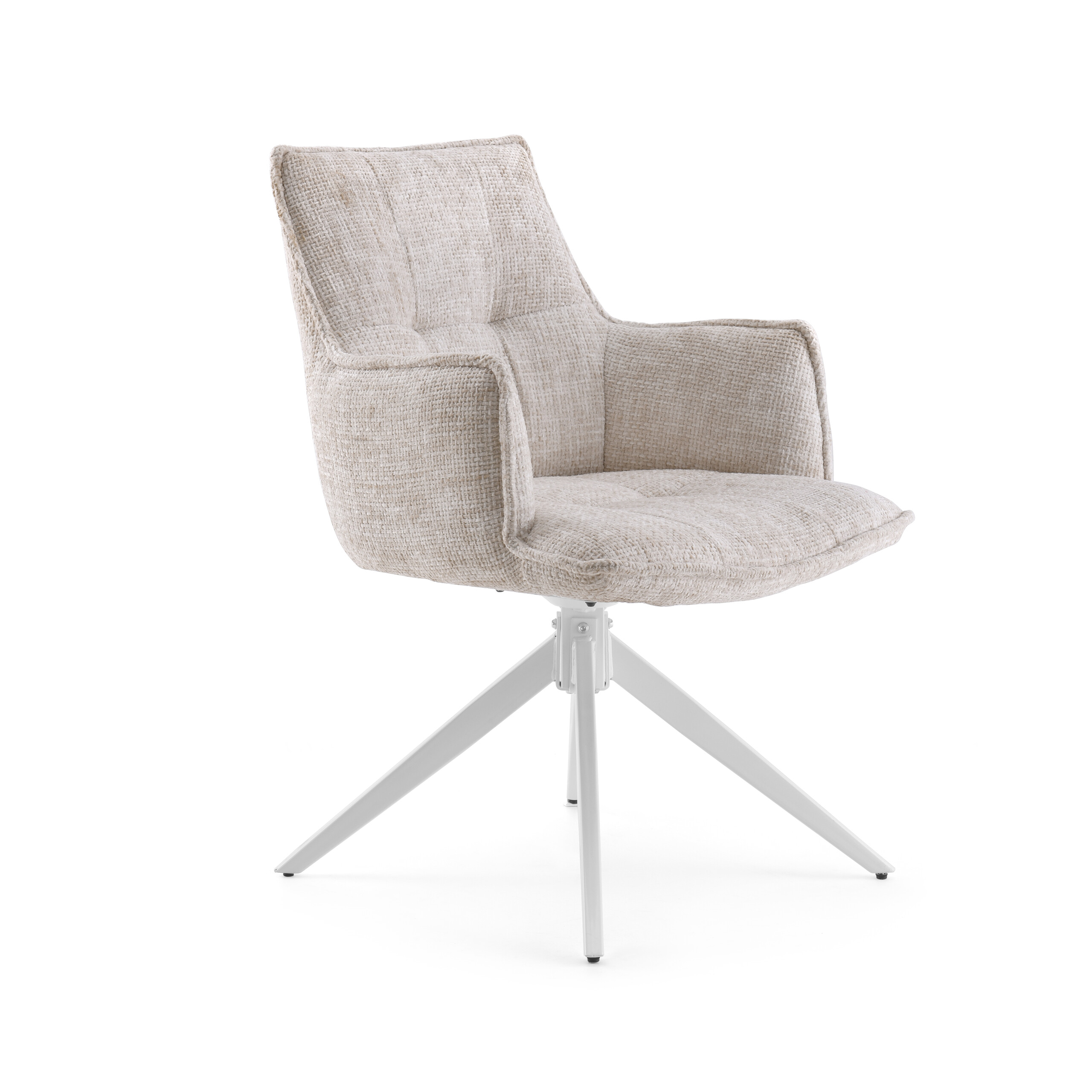 Tavaro Esszimmerstuhl Stoff Beige