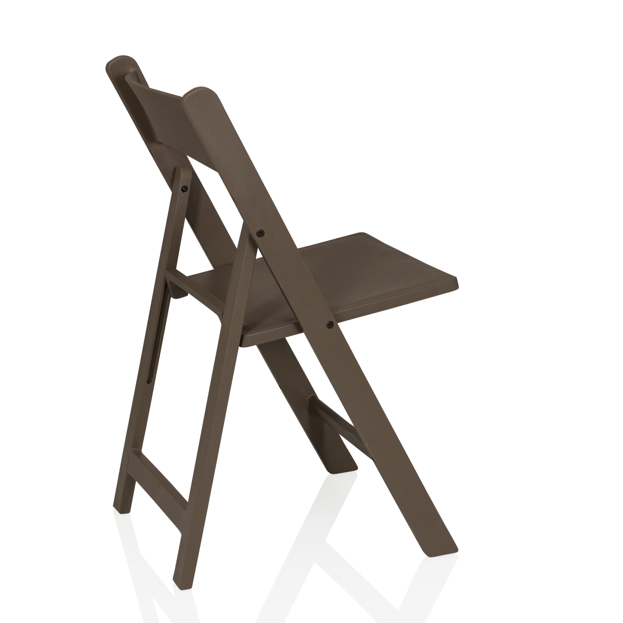2x Travano Garden Chair Plastic Brown