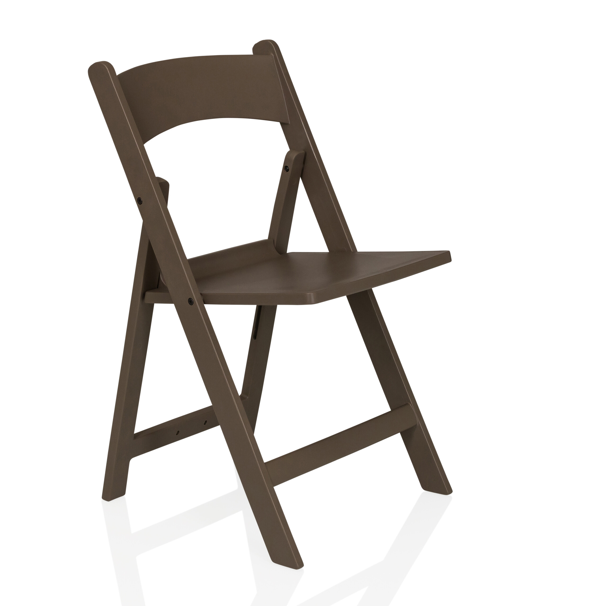 2x Travano Garden Chair Plastic Brown