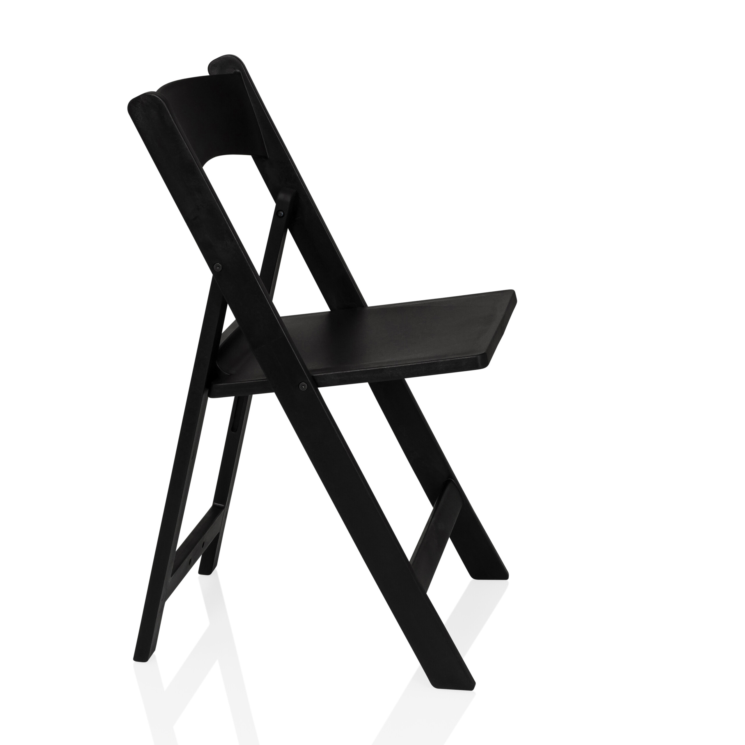 2x Travano Gartenstuhl Kunststoff Schwarz