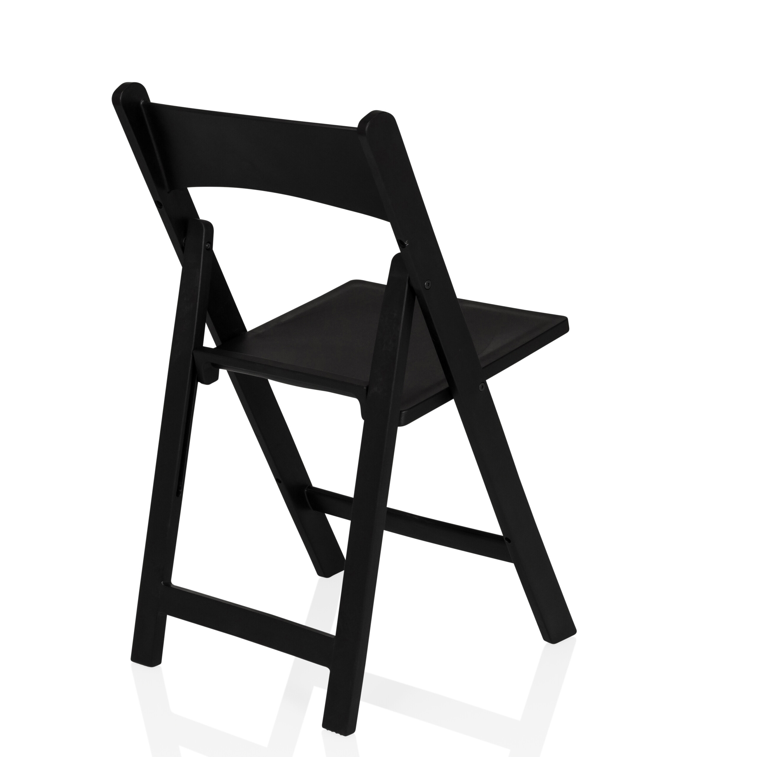 2x Travano Gartenstuhl Kunststoff Schwarz