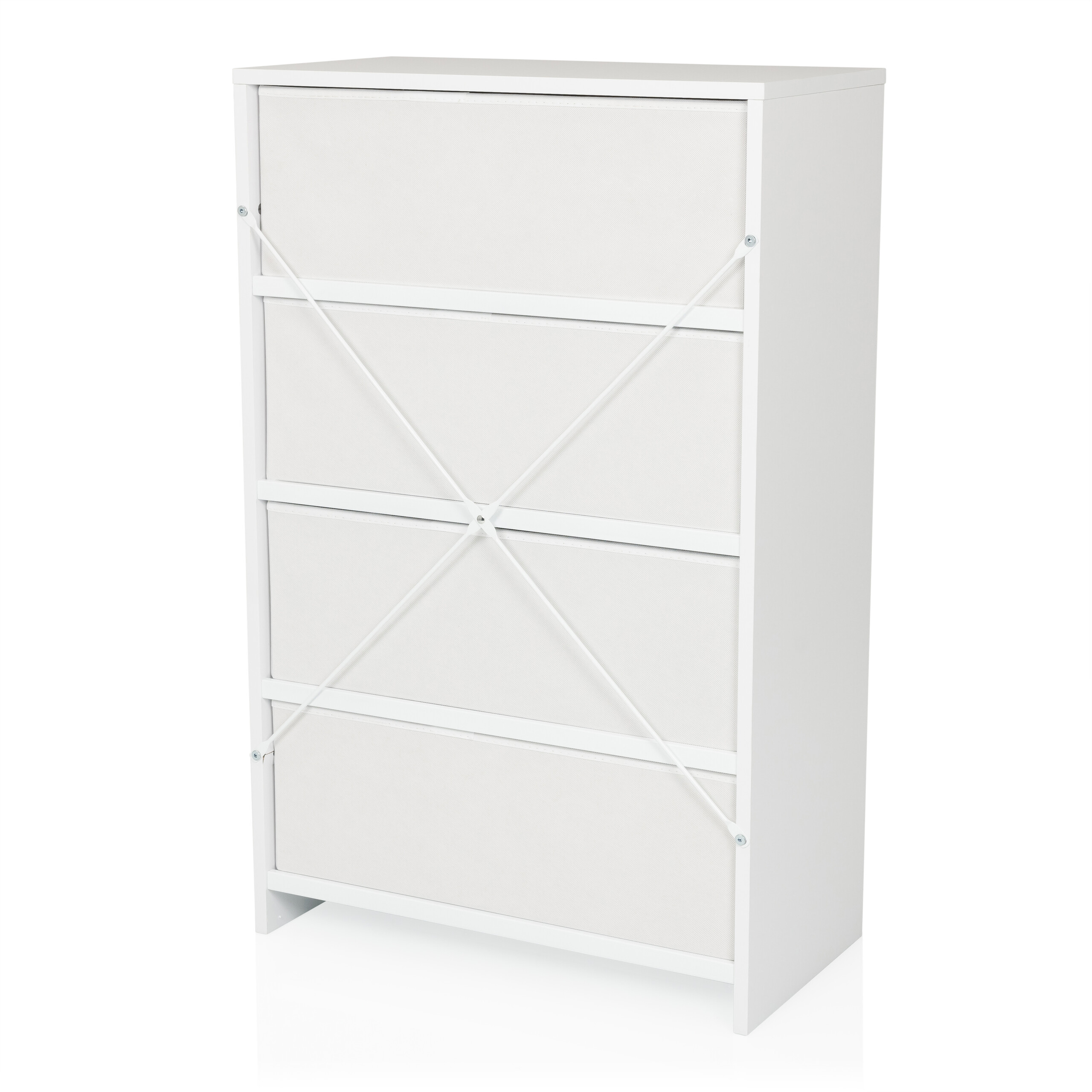 Chest of drawers ESTORIA 58x30x91cm 4 compartments white hjh LIVING