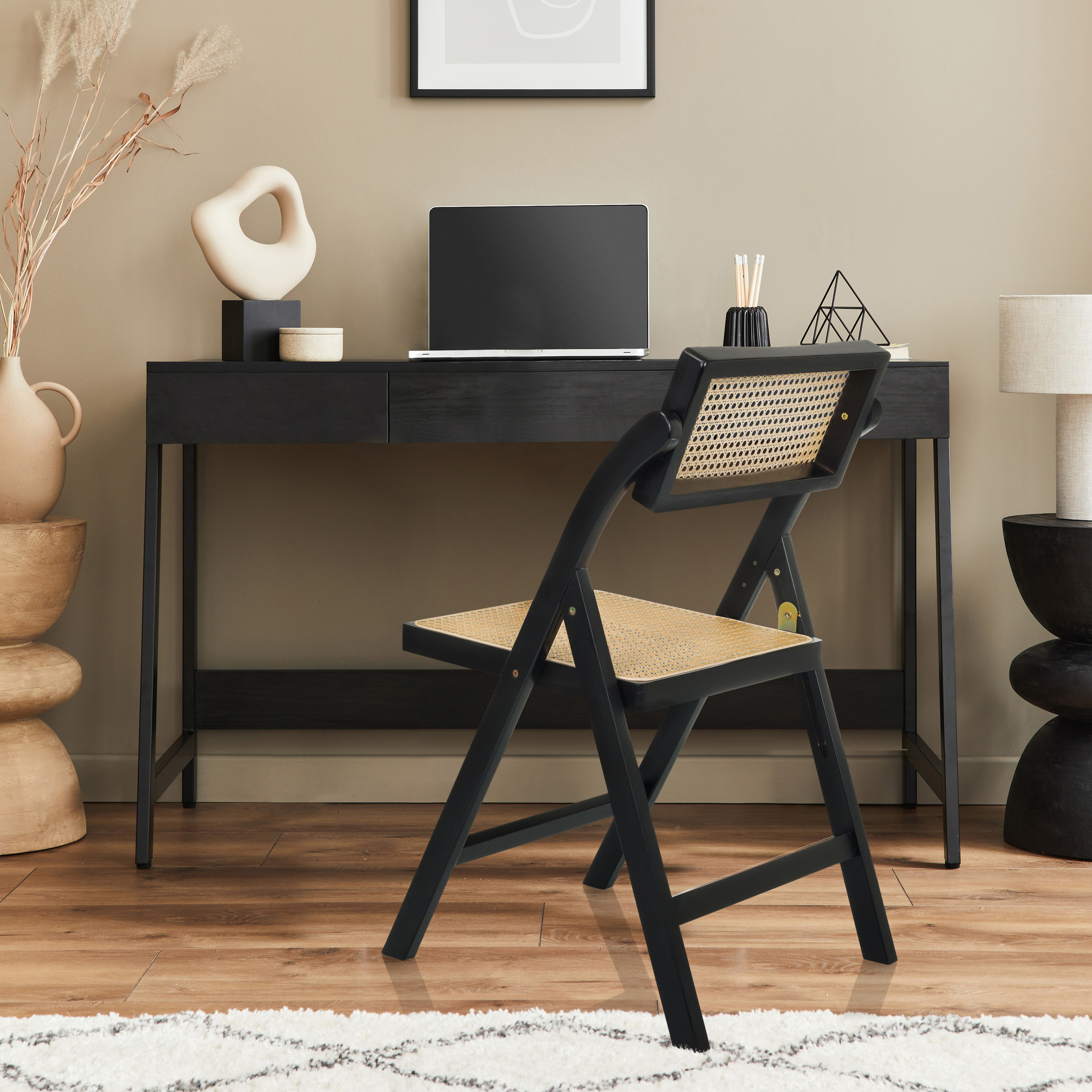 TUDELA BAMBOO Folding Chair Rattan