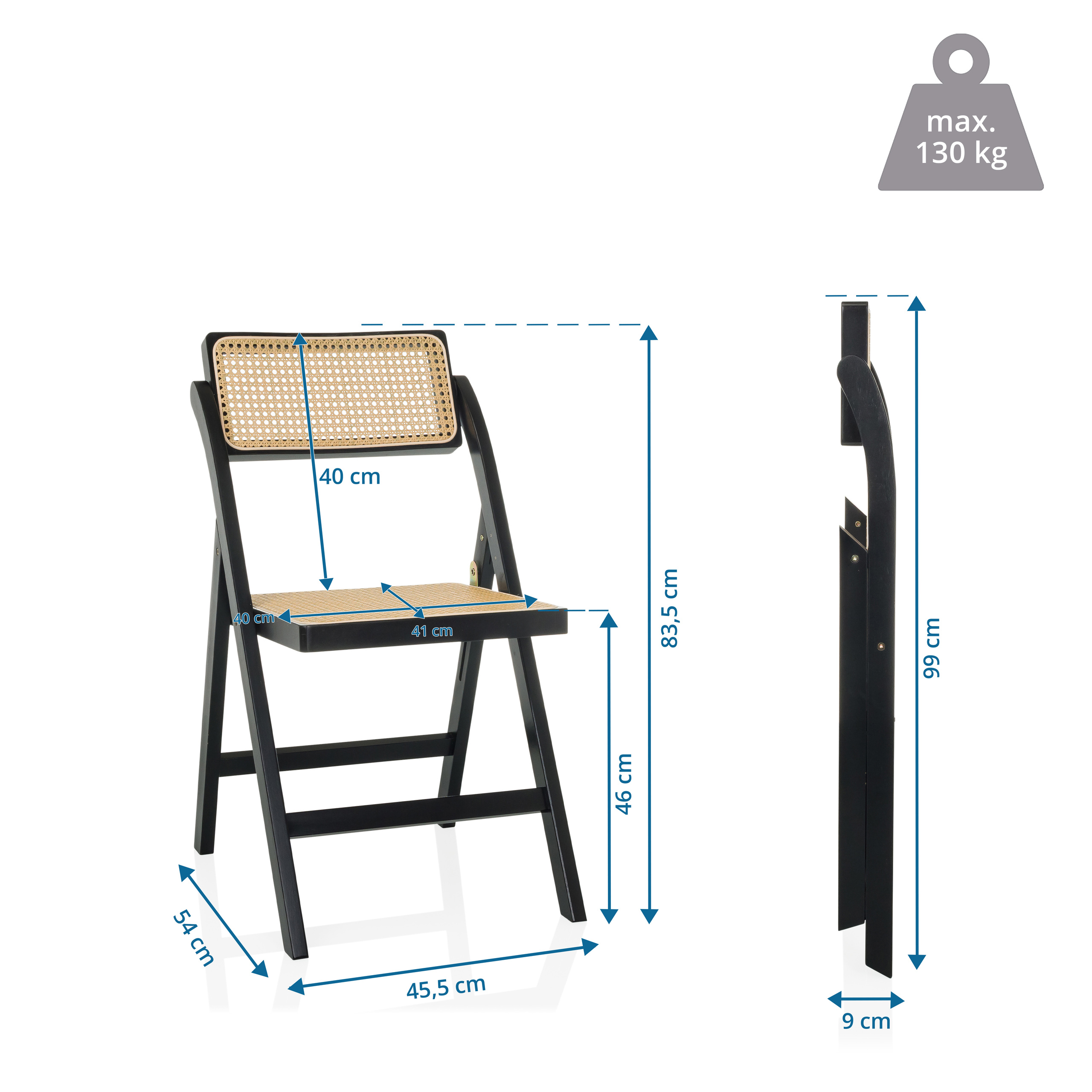 TUDELA BAMBOO Klappstuhl Rattan