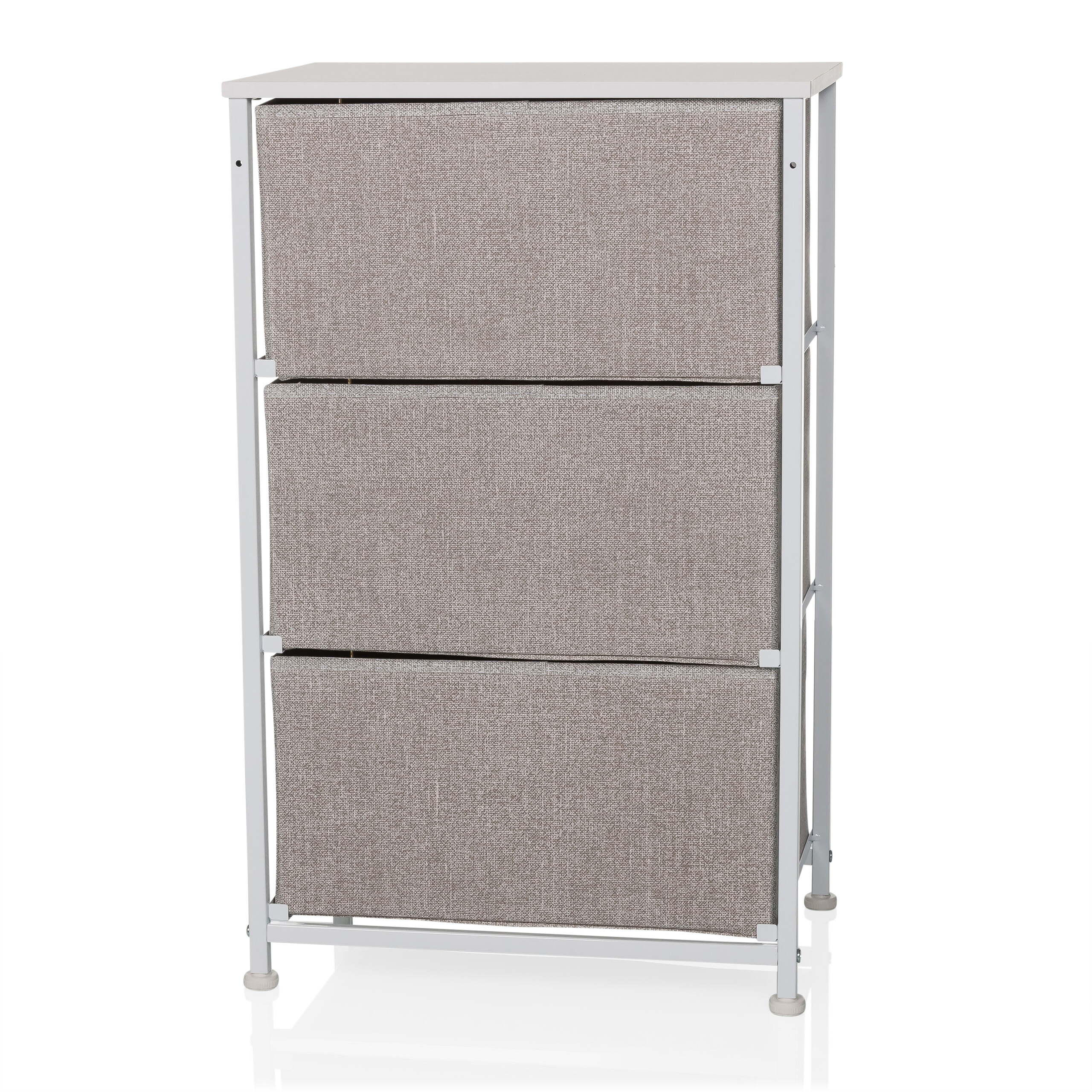 FOLDRESS M Scaffale con 3 scomparti Grigio hjh WOHNEN