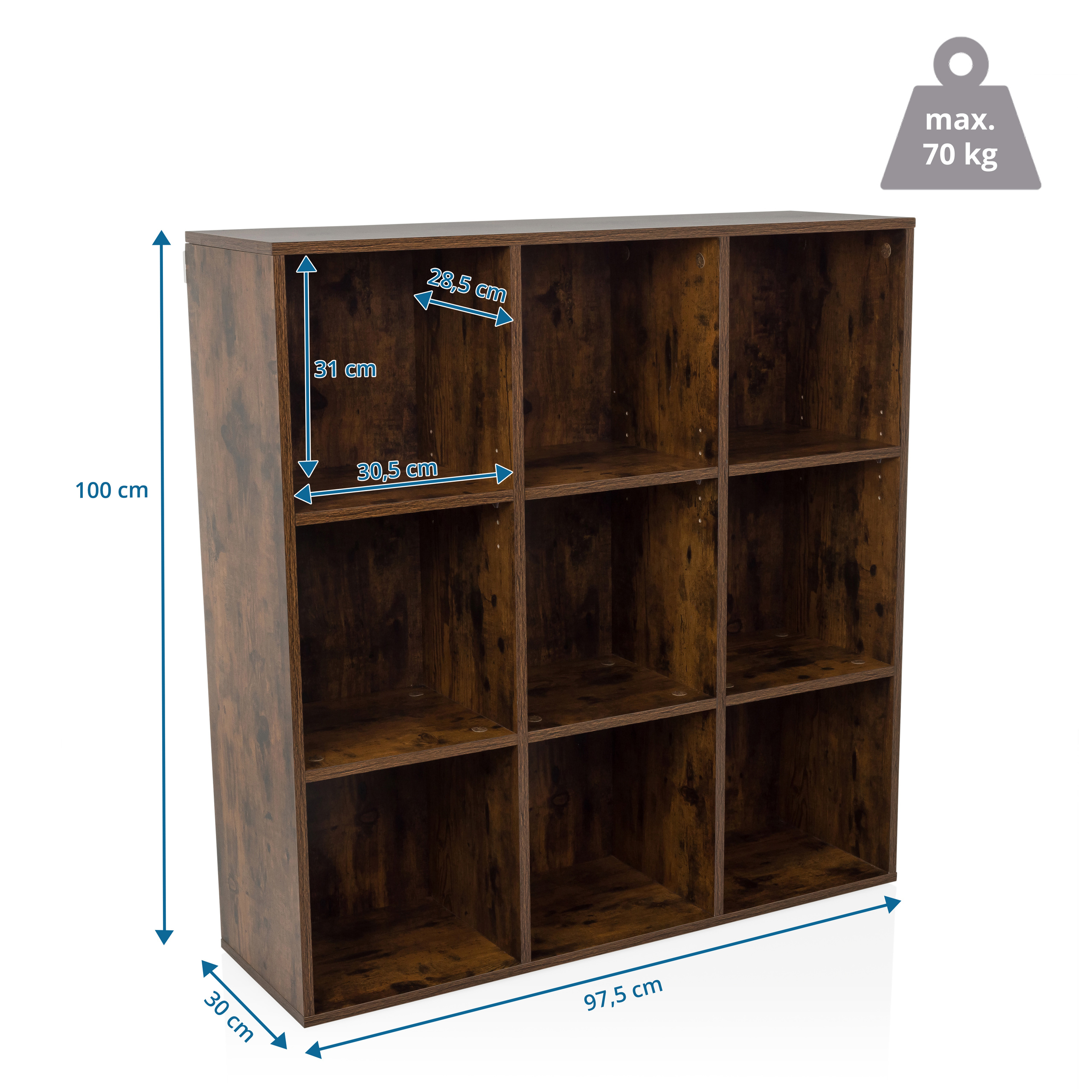 BJORKE Shelf Brown