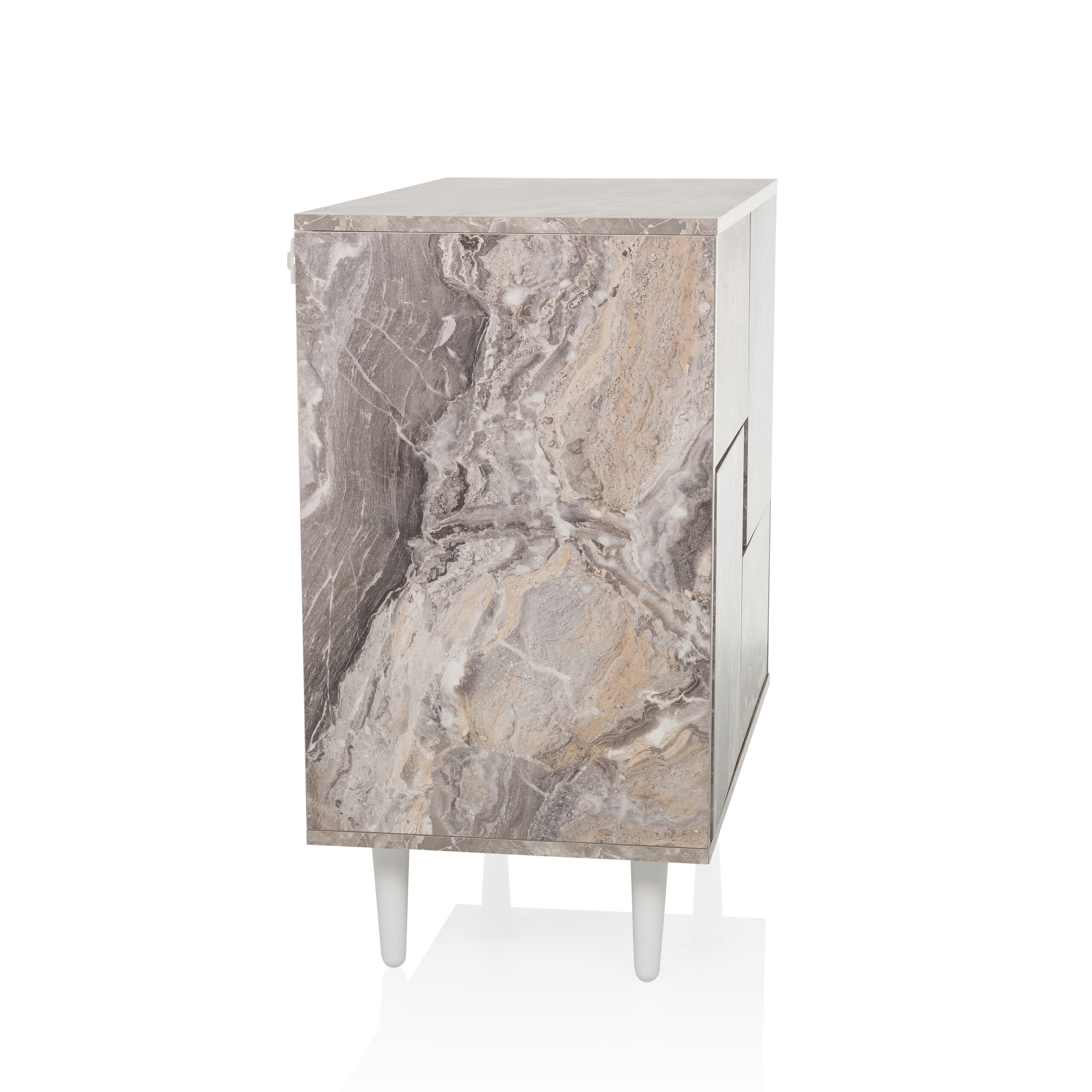 LYKKJA Chest of drawers Grey