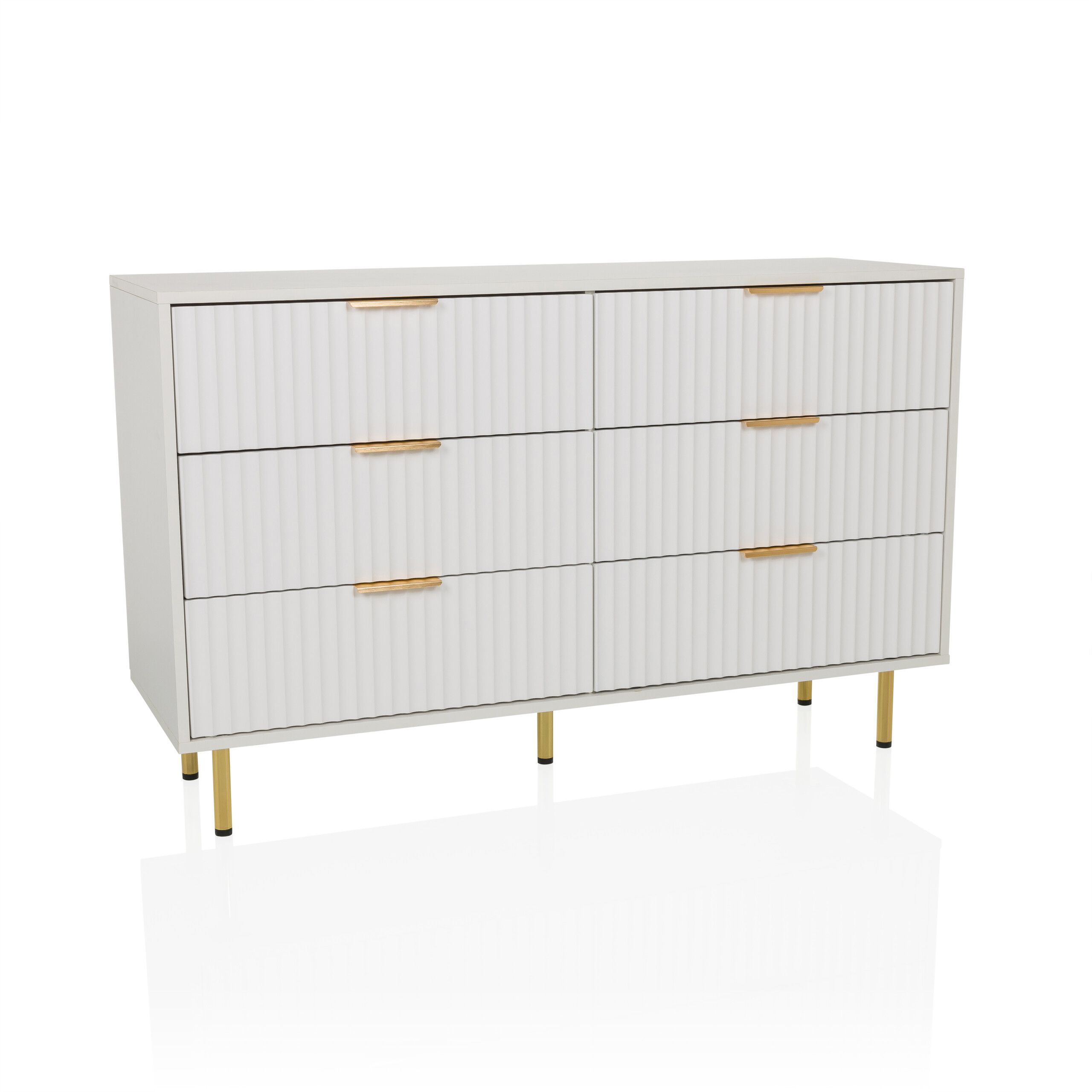 HJELLE White chest of drawers