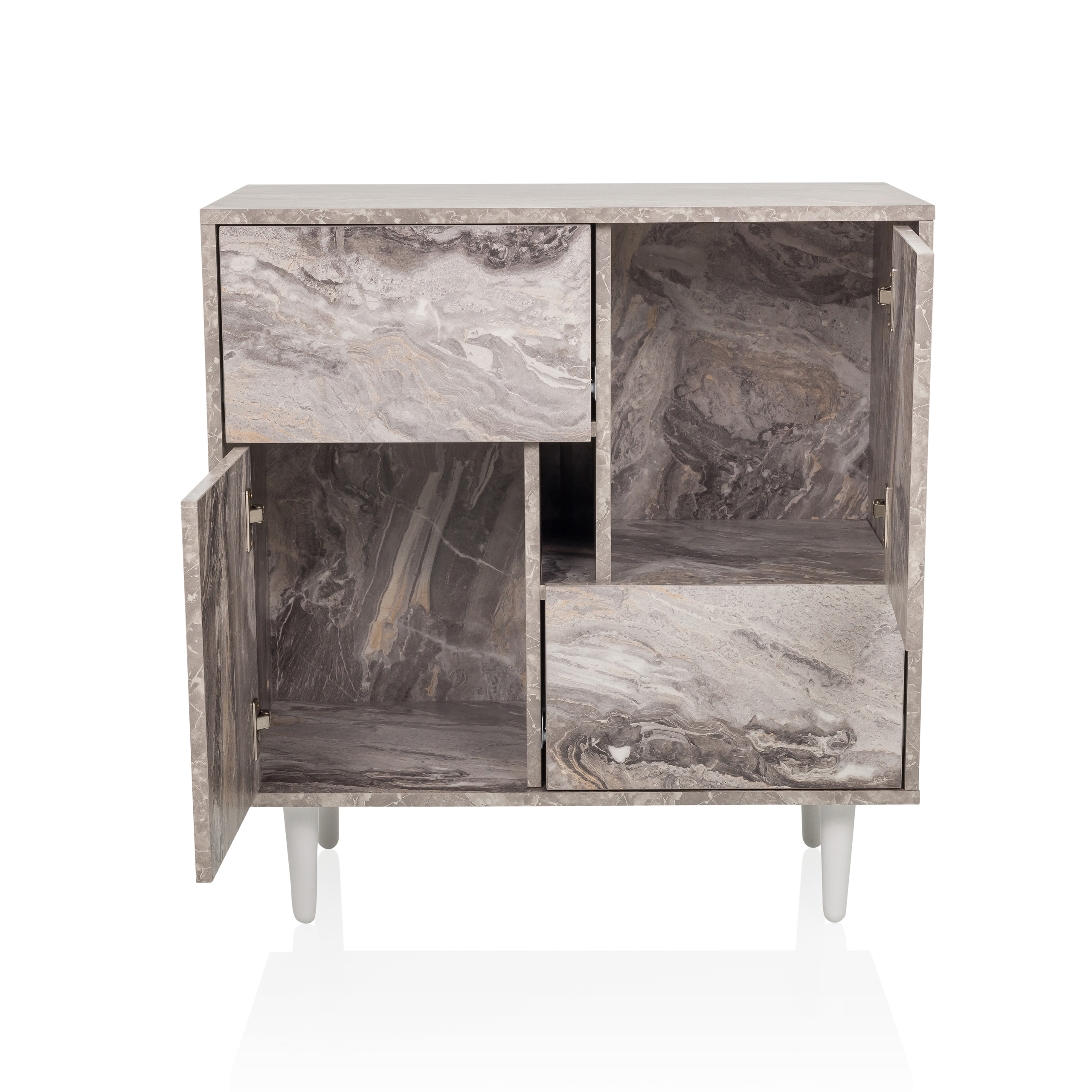 LYKKJA Chest of drawers Grey