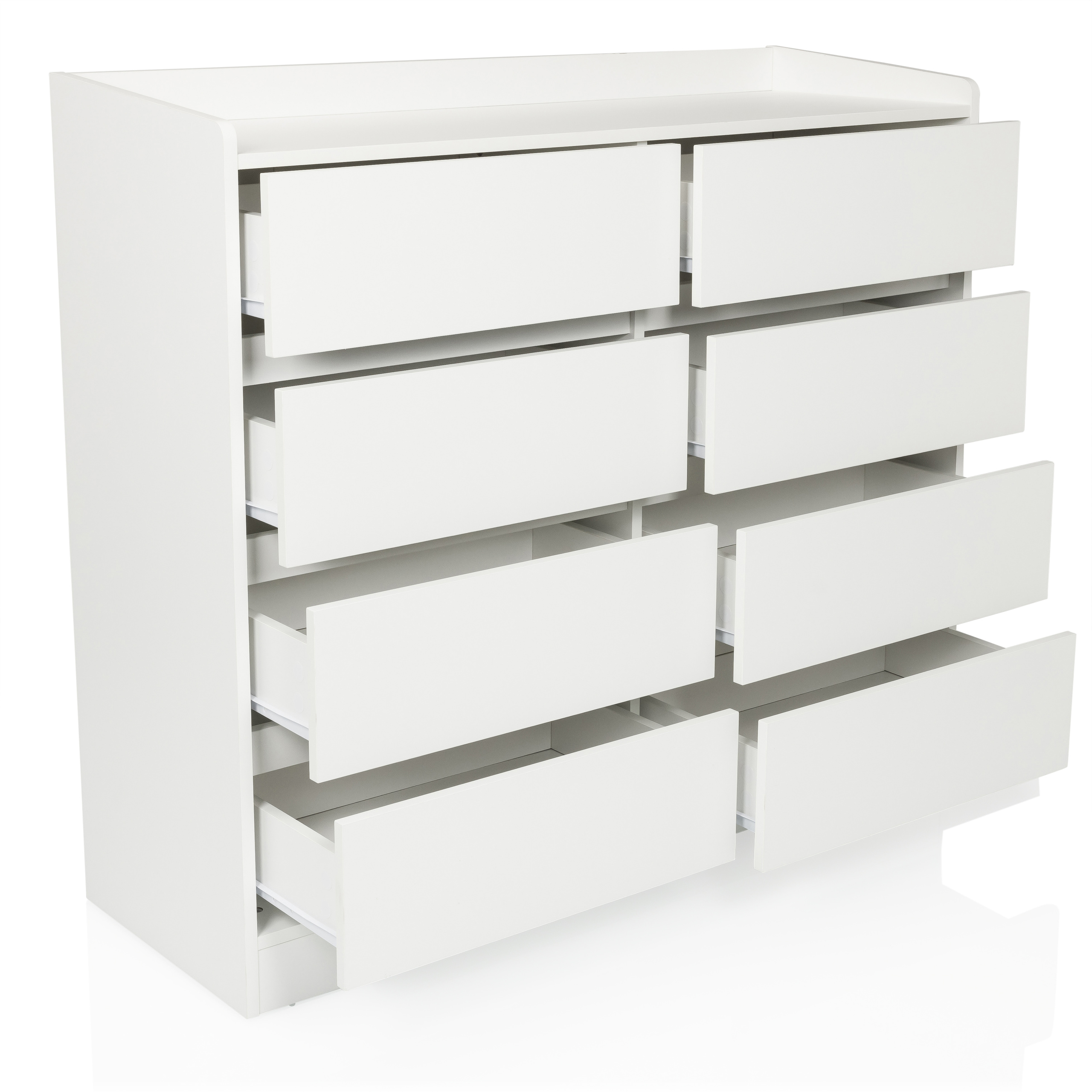 OSOYRO Chest of drawers with 8 drawers White