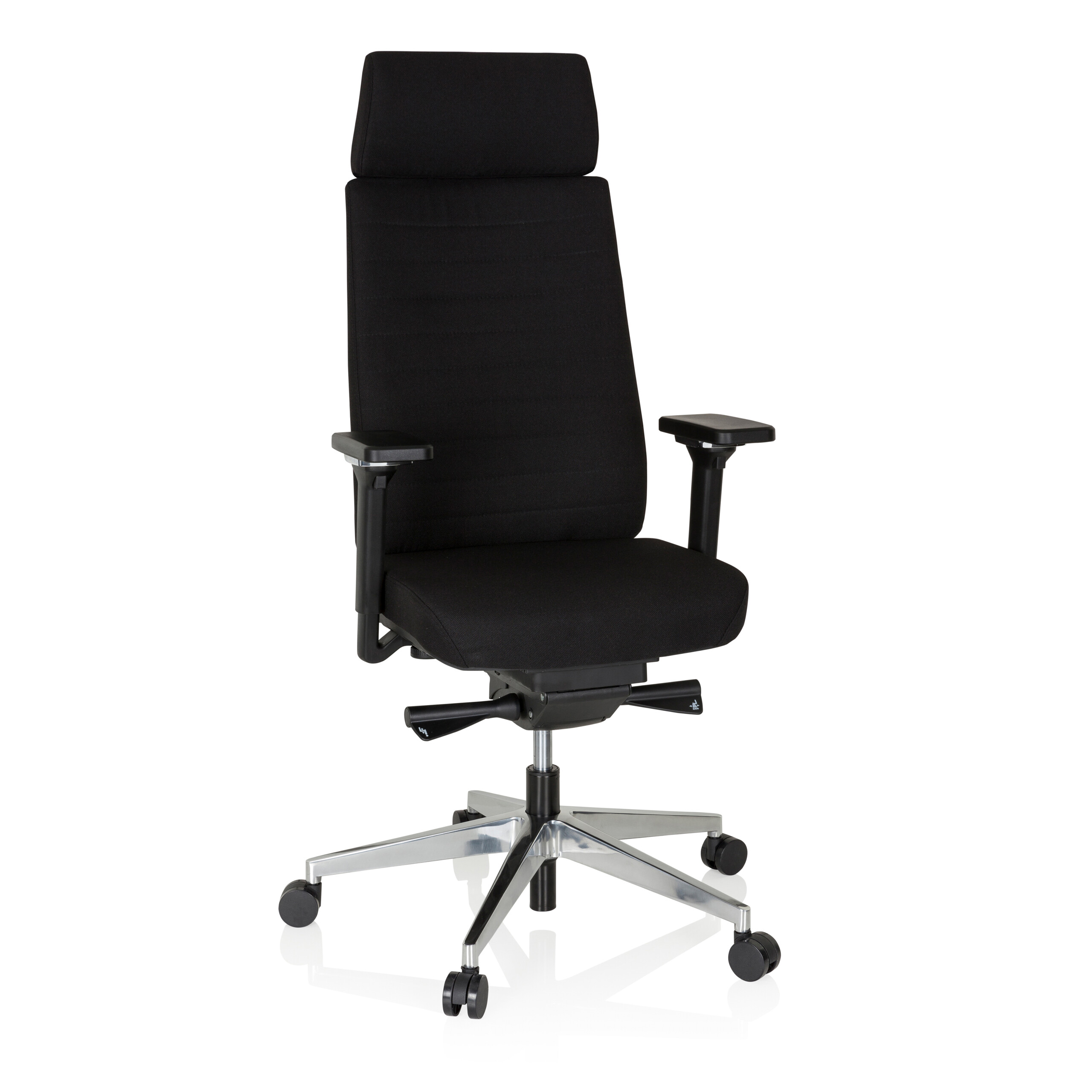 MOVE-TEC PRO 3D Bürostuhl Stoff Schwarz