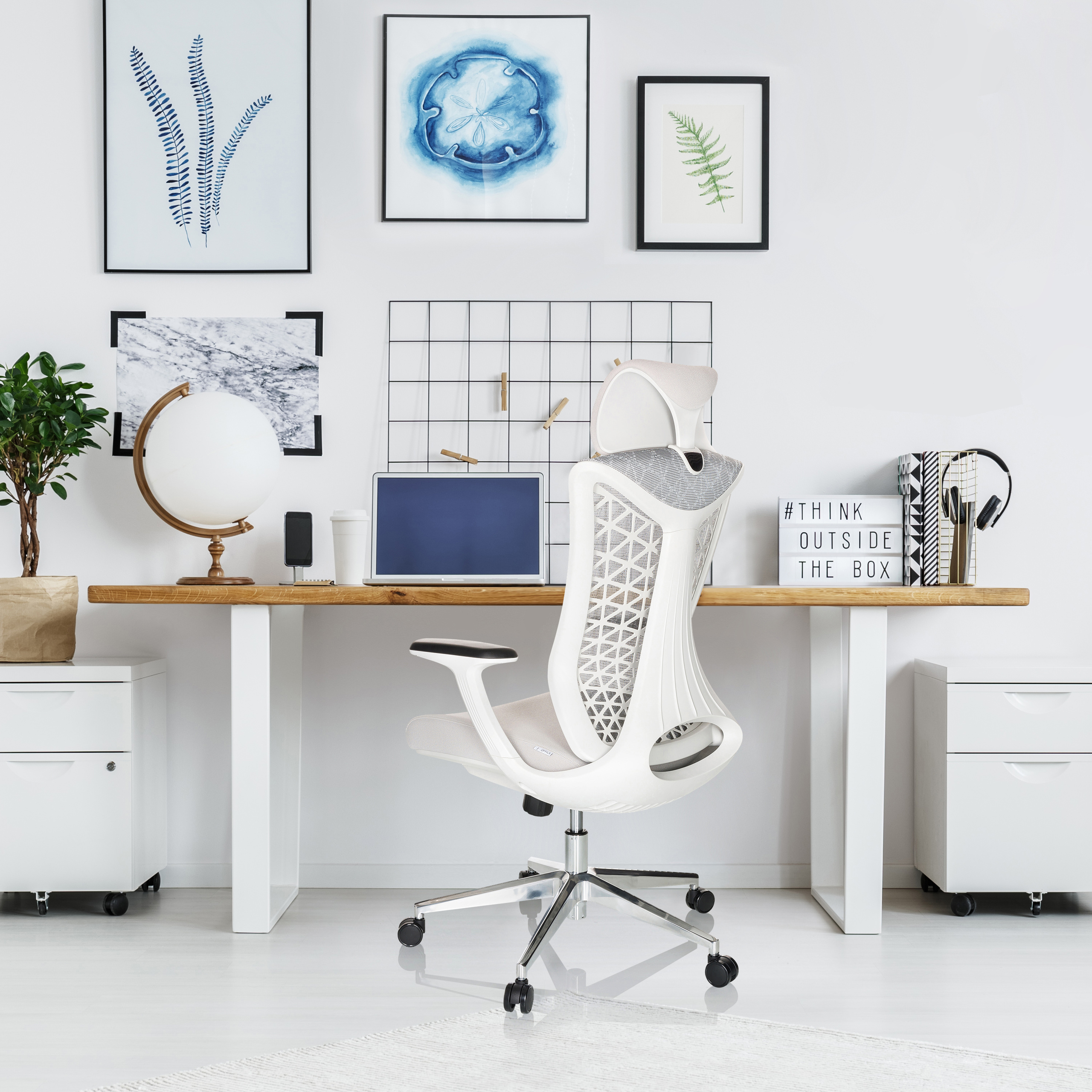 FALEO W Office Chair Mesh Grey