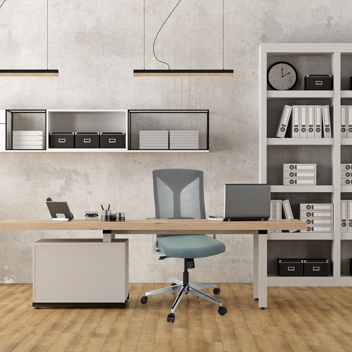 HALIFAX Office chair mesh green