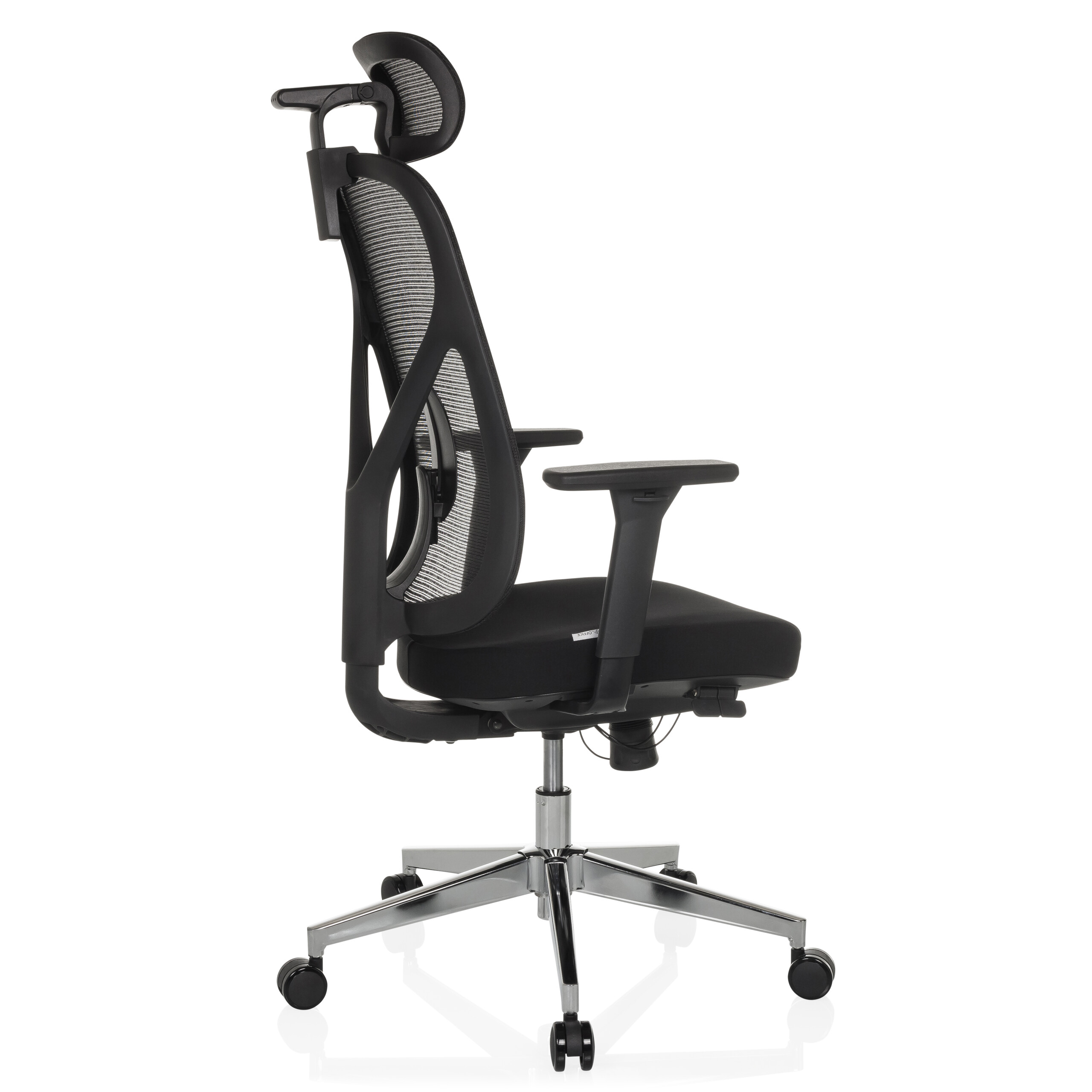 Office chair / Swivel chair RALOO PRO Seat fabric / Back mesh black hjh OFFICE