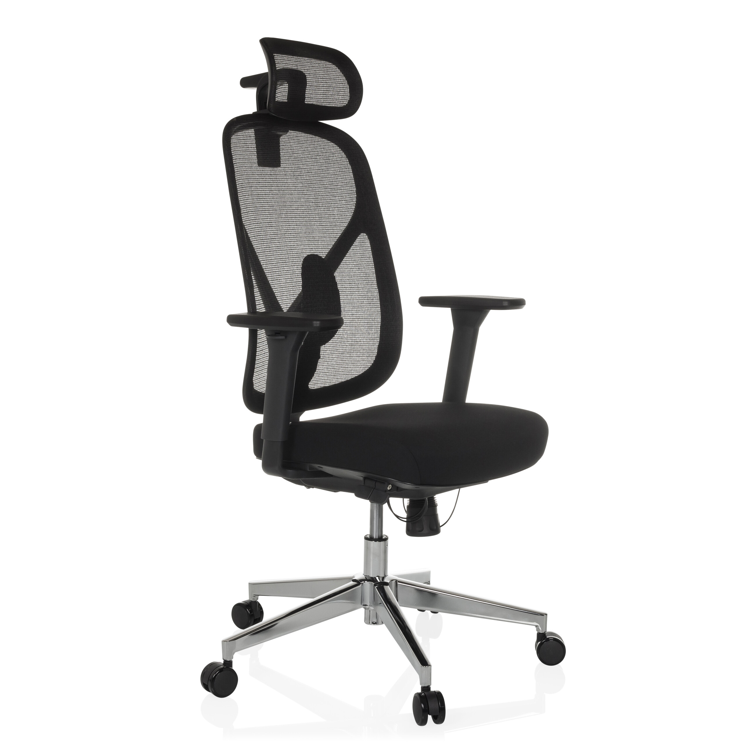 Office chair / Swivel chair RALOO PRO Seat fabric / Back mesh black hjh OFFICE