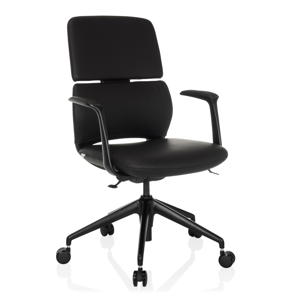 ATMOS DESIGNER Office Chair Faux Leather Black