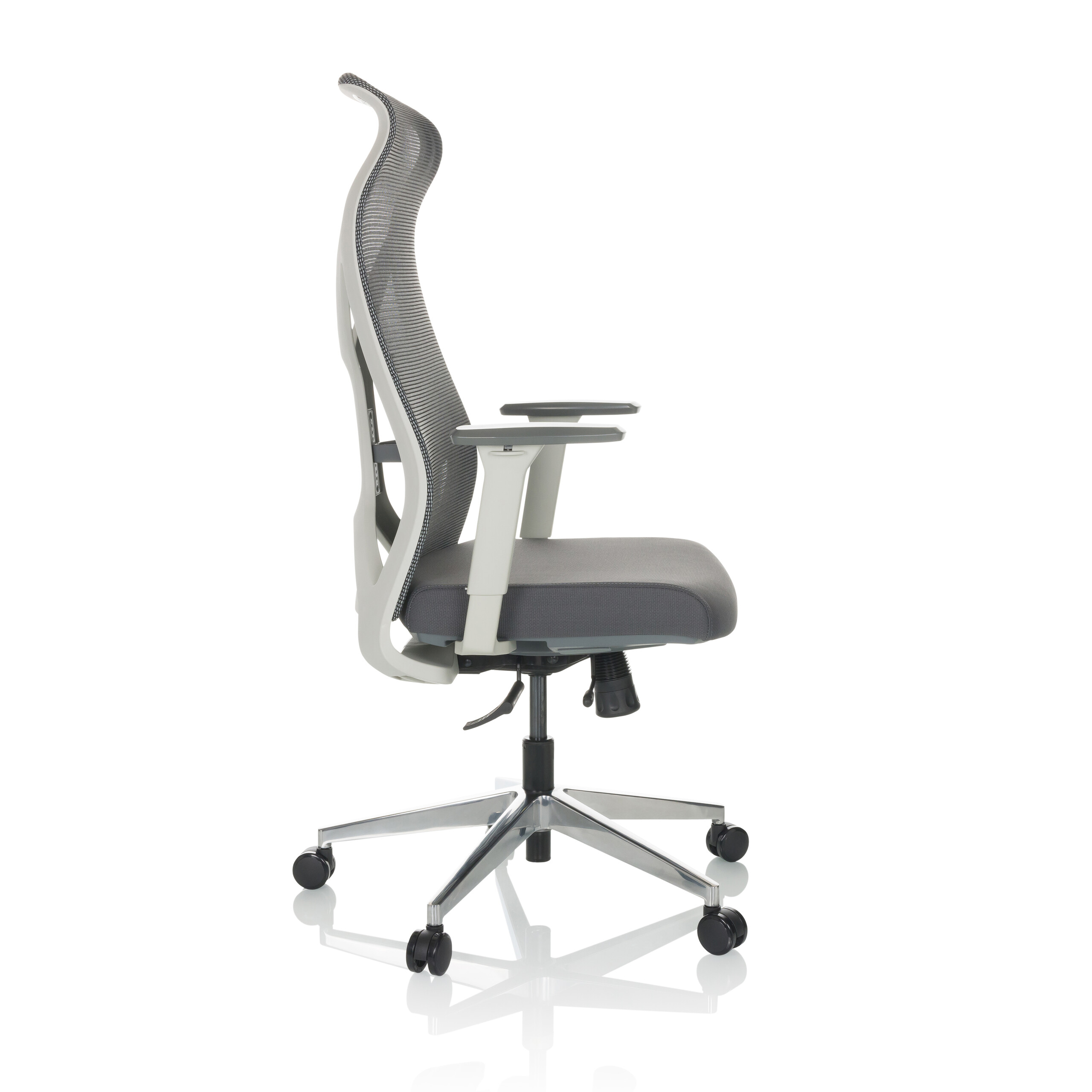 AZURRO WHITE Office chair Mesh Gray