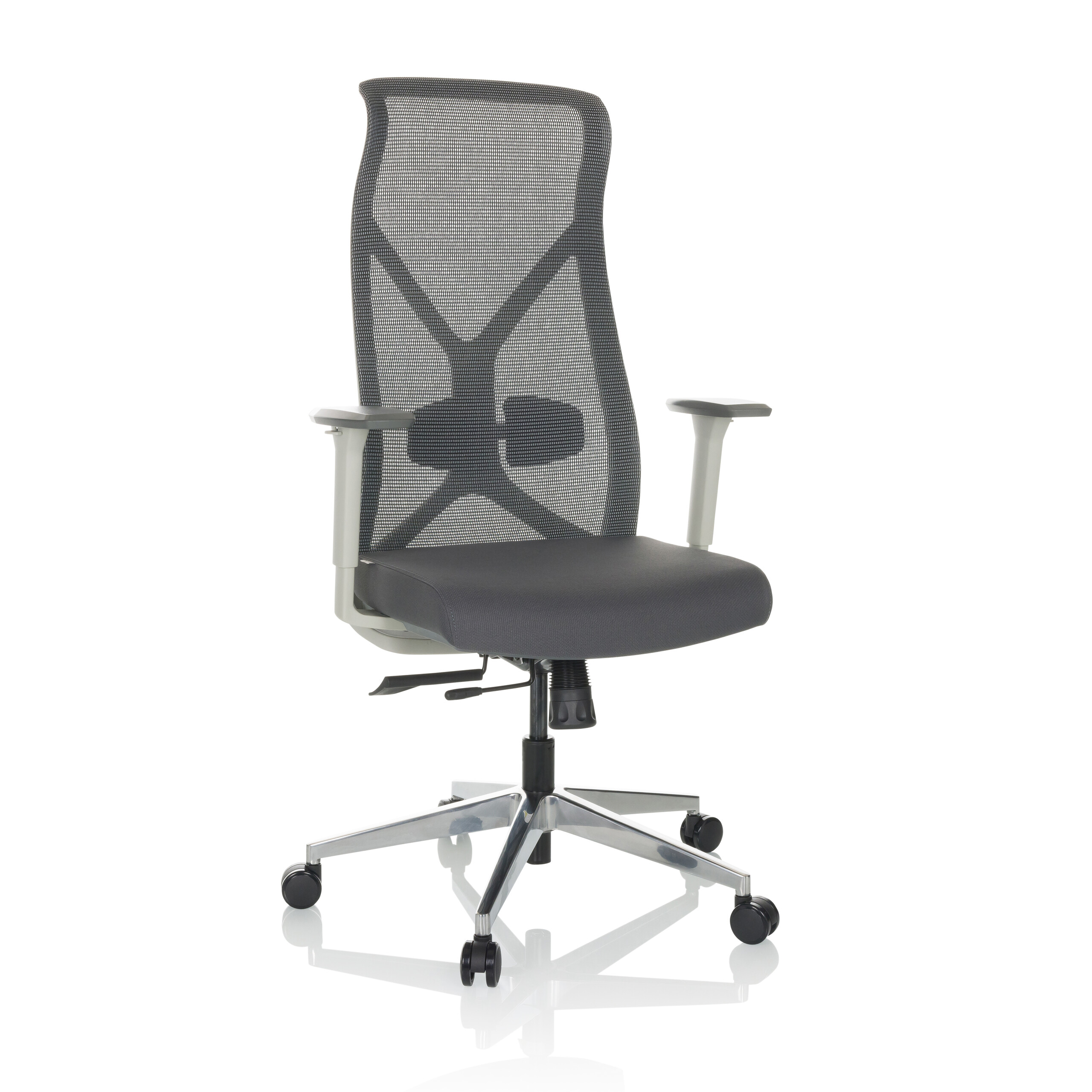 AZURRO WHITE Office chair Mesh Gray