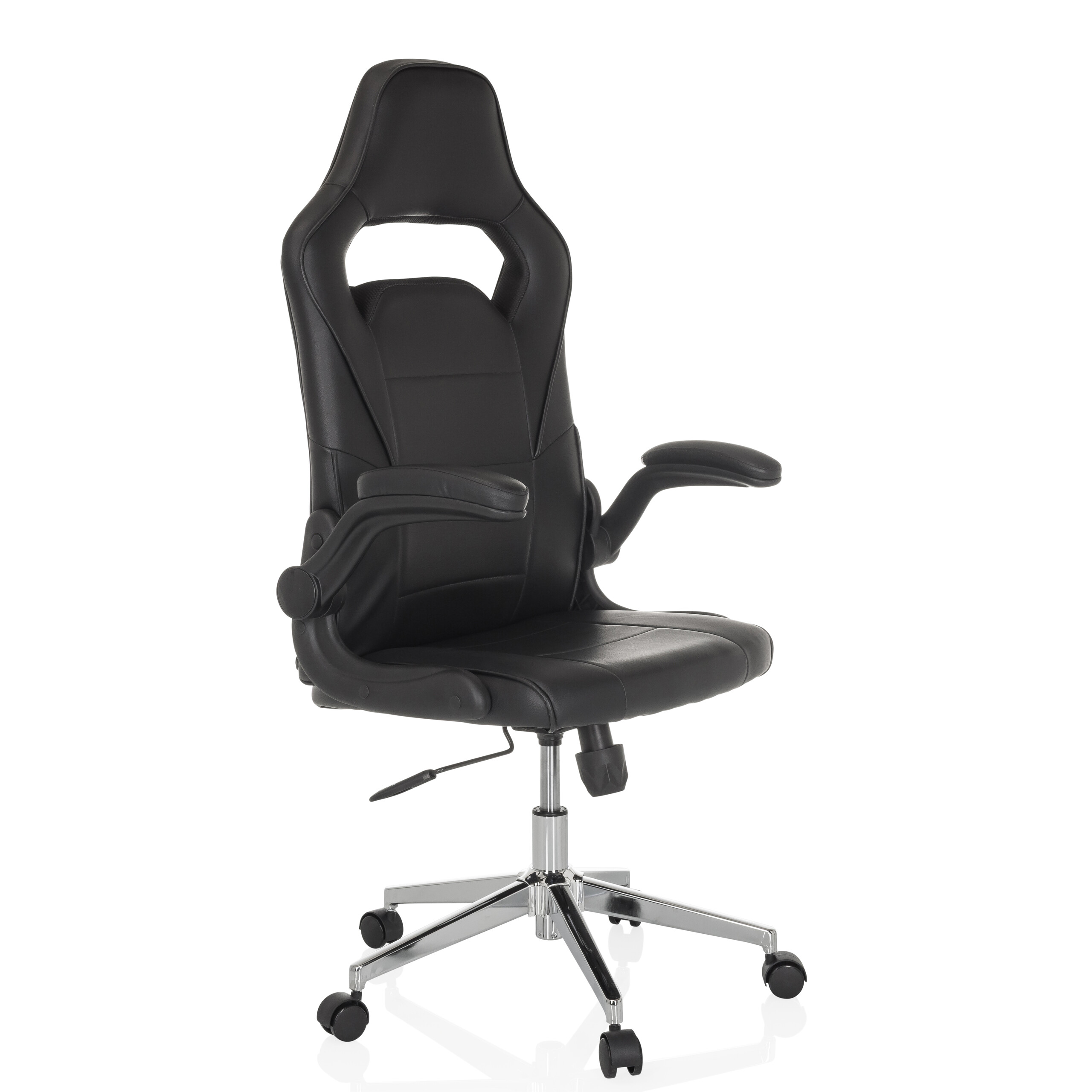 GAME SPORT PRO Office Chair Faux Leather Black