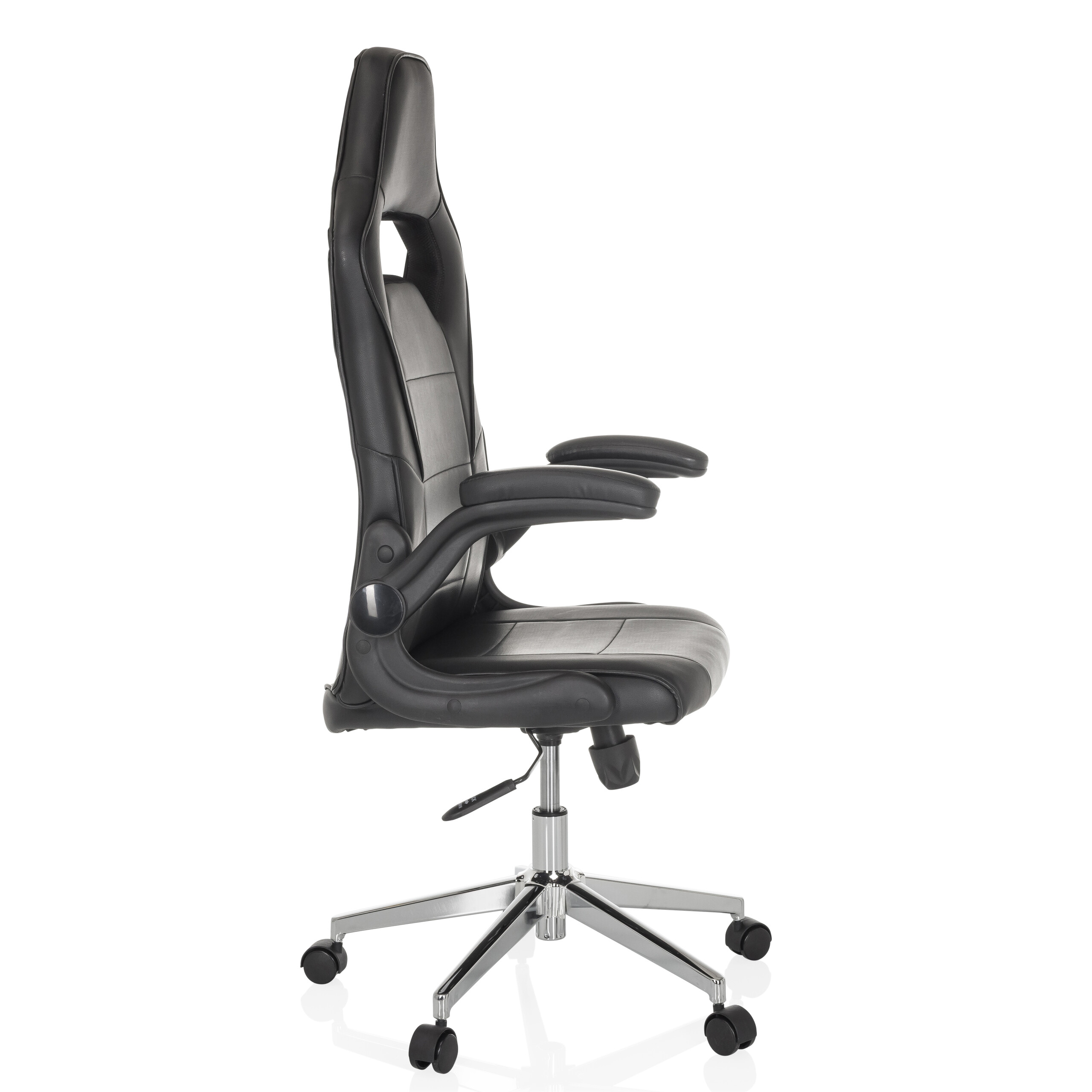 GAME SPORT PRO Office Chair Faux Leather Black