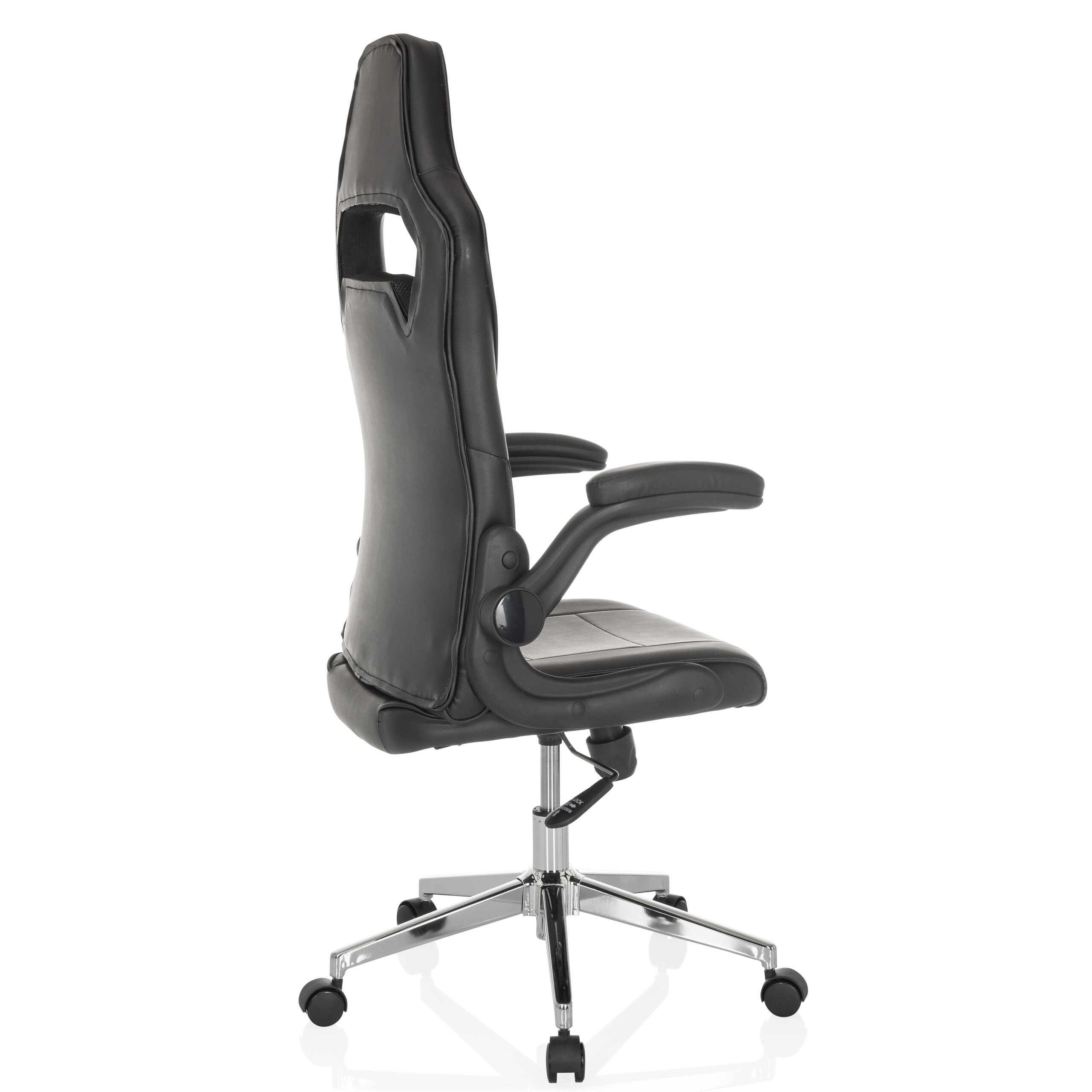 GAME SPORT PRO Office Chair Faux Leather Black