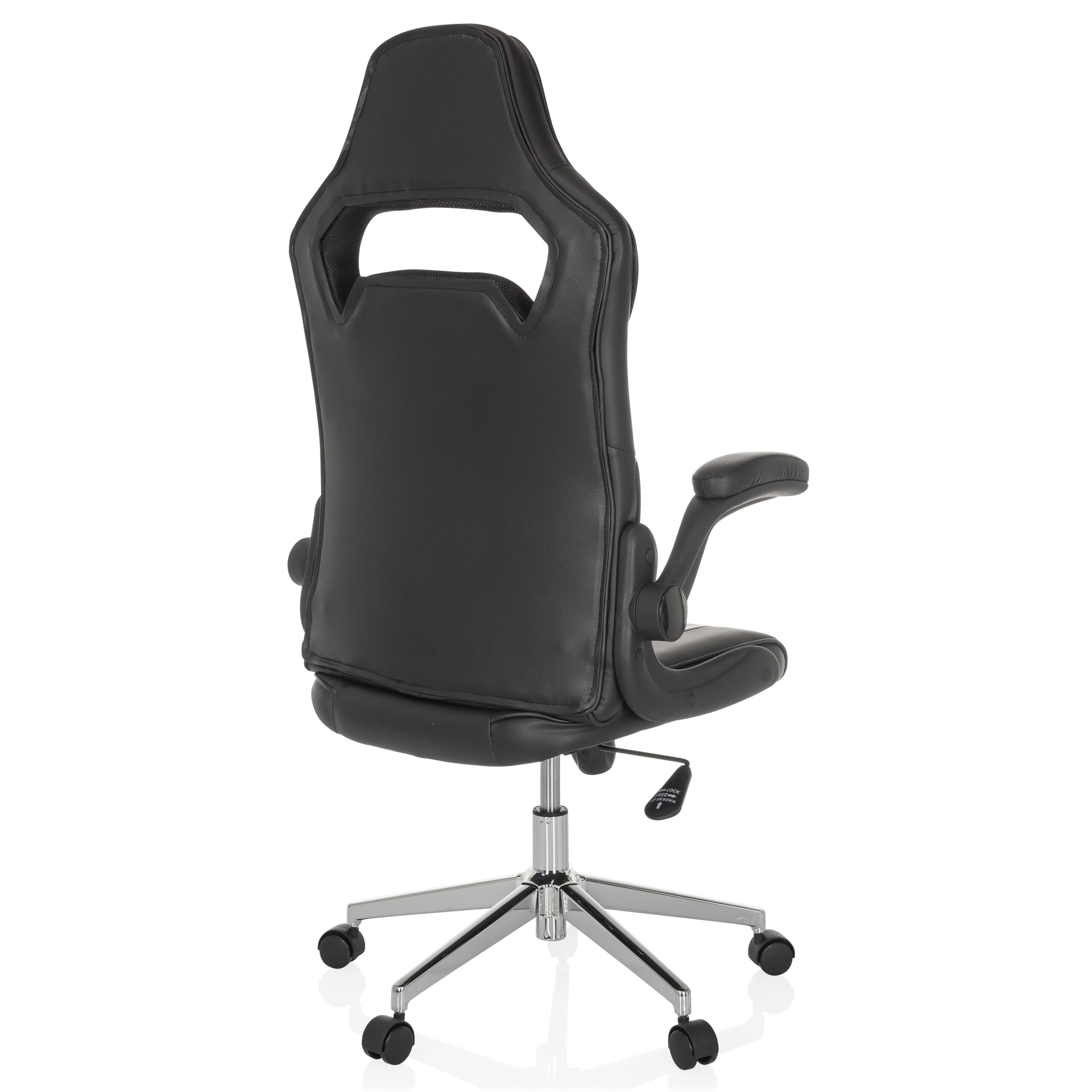 GAME SPORT PRO Office Chair Faux Leather Black
