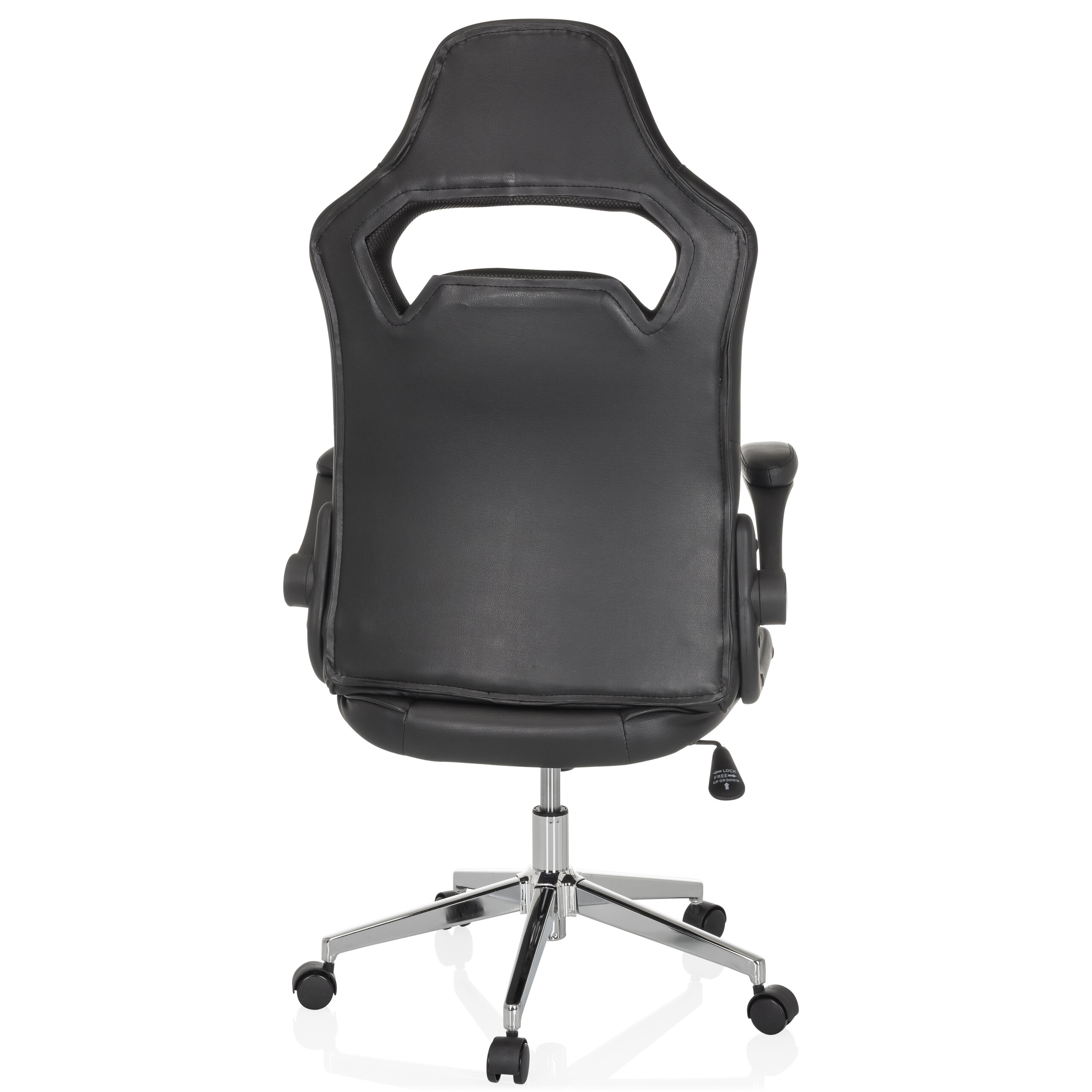 GAME SPORT PRO Office Chair Faux Leather Black