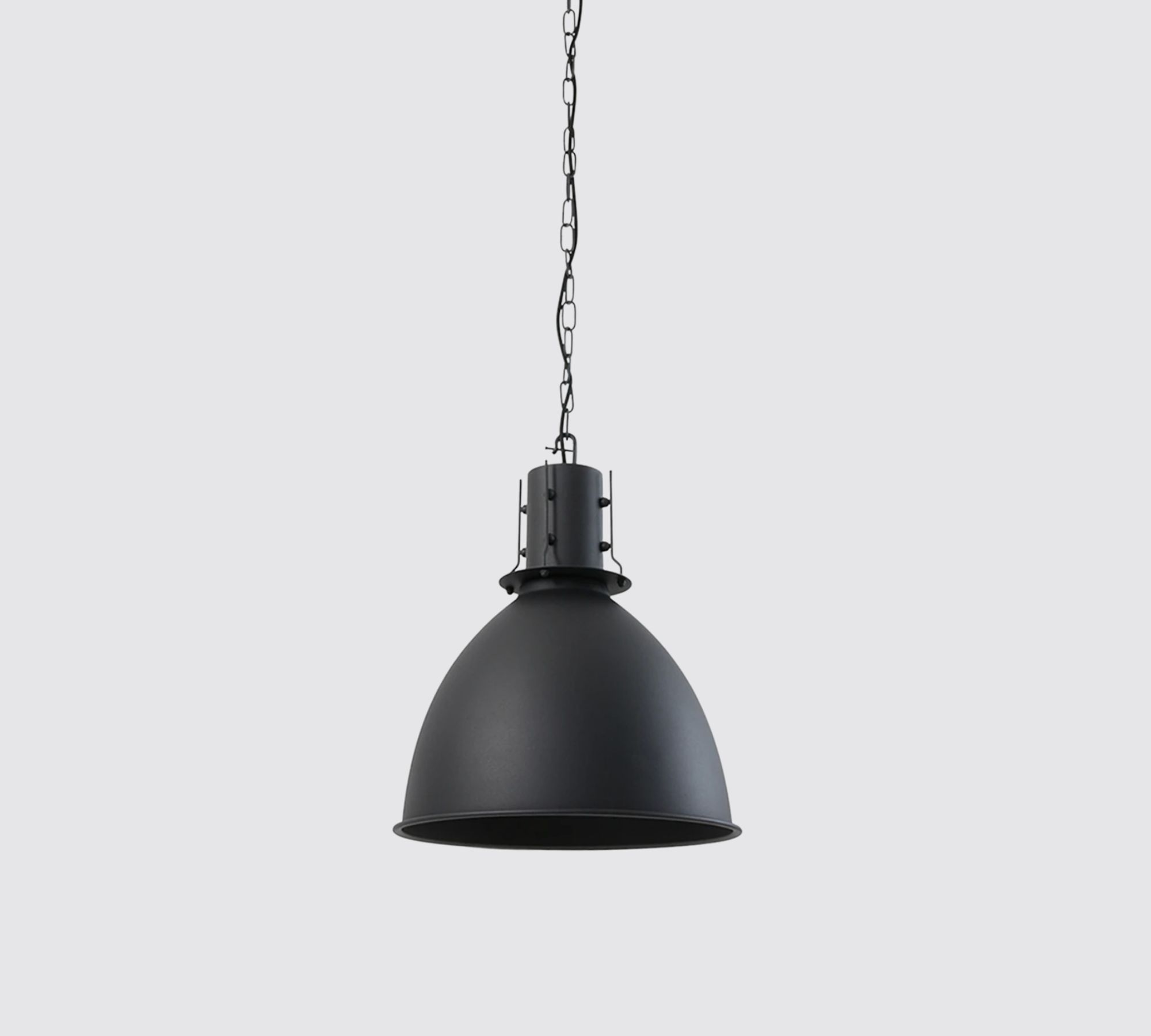 Industrial-Style Pendelleuchte Schwarz 
