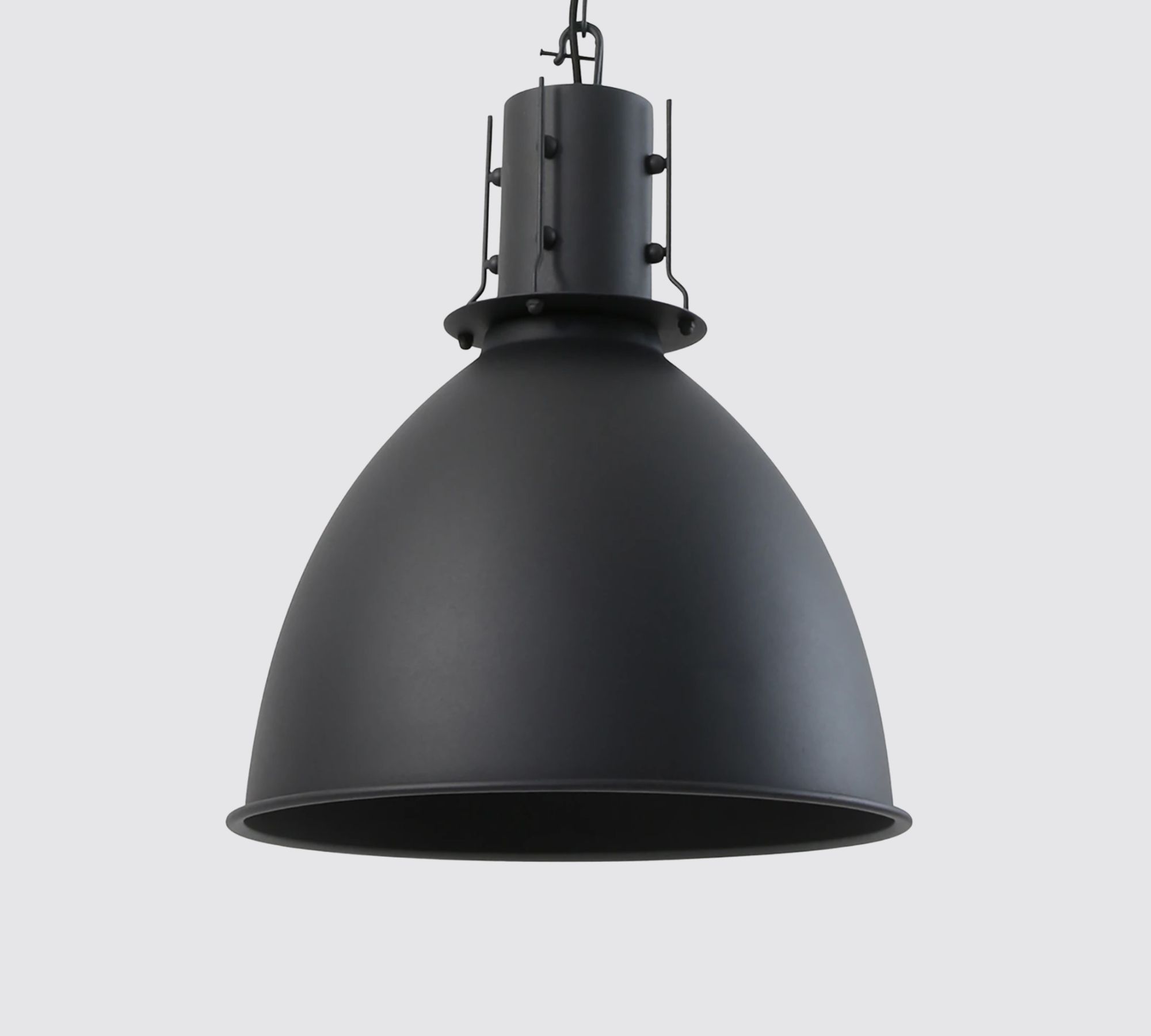 Industrial-Style Pendelleuchte Schwarz 