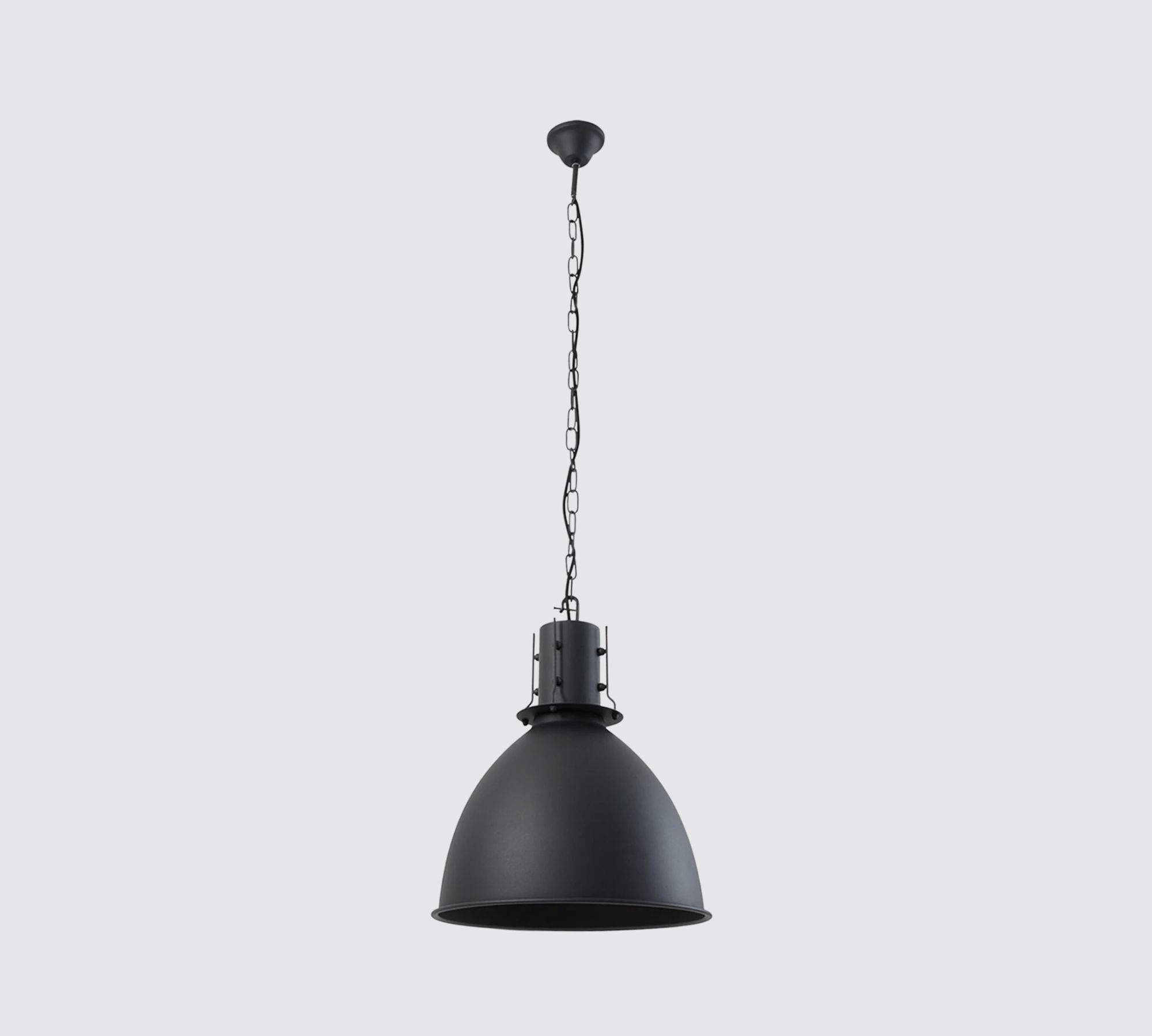 Industrial-Style Pendelleuchte Schwarz 