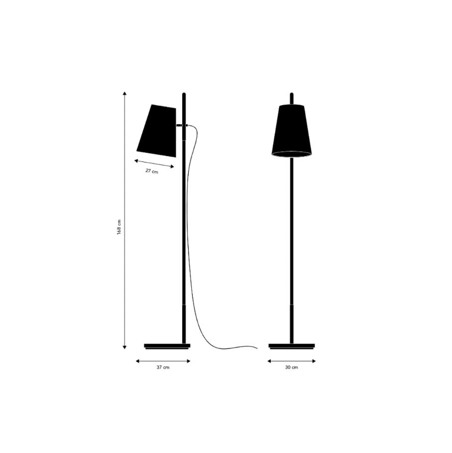 Hideout Floor Lamp Black by Frandsen