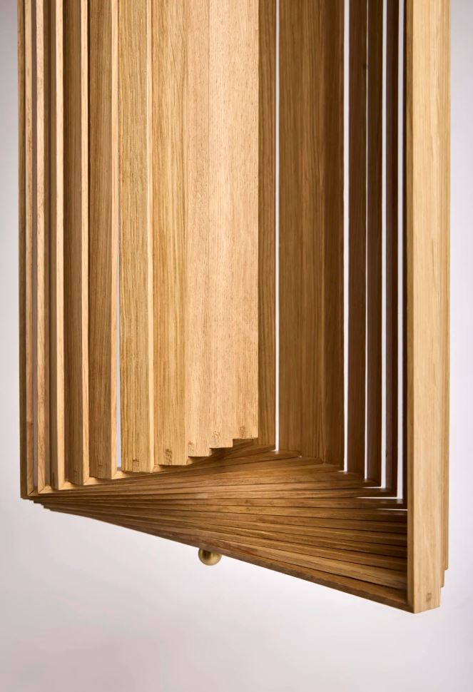 Frames Pendant Lamp Light Oak