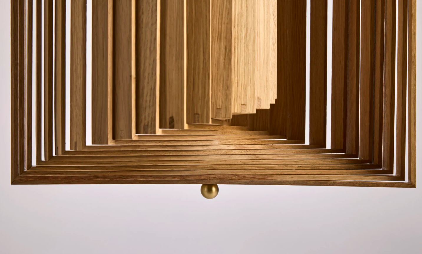 Frames Pendant Lamp Light Oak