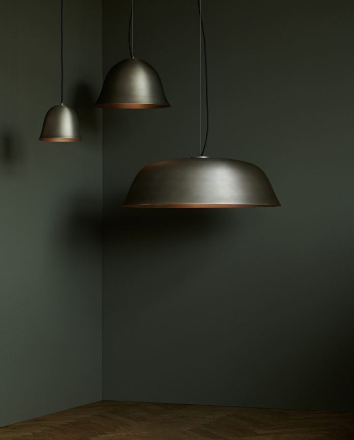 Three Bell Pendant Lamp Aluminum Ø82cm