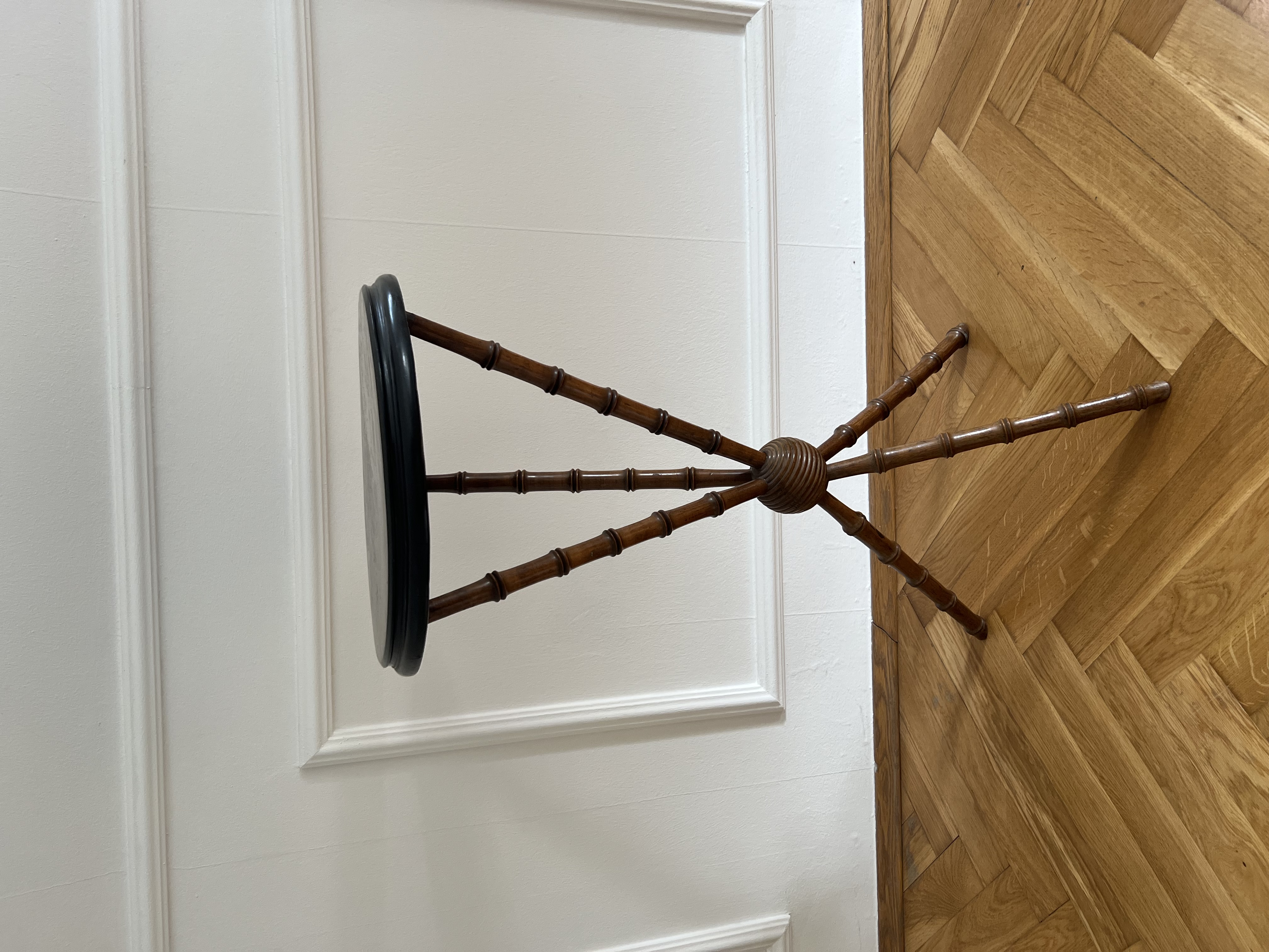 Three-legged side table wood 37cm
