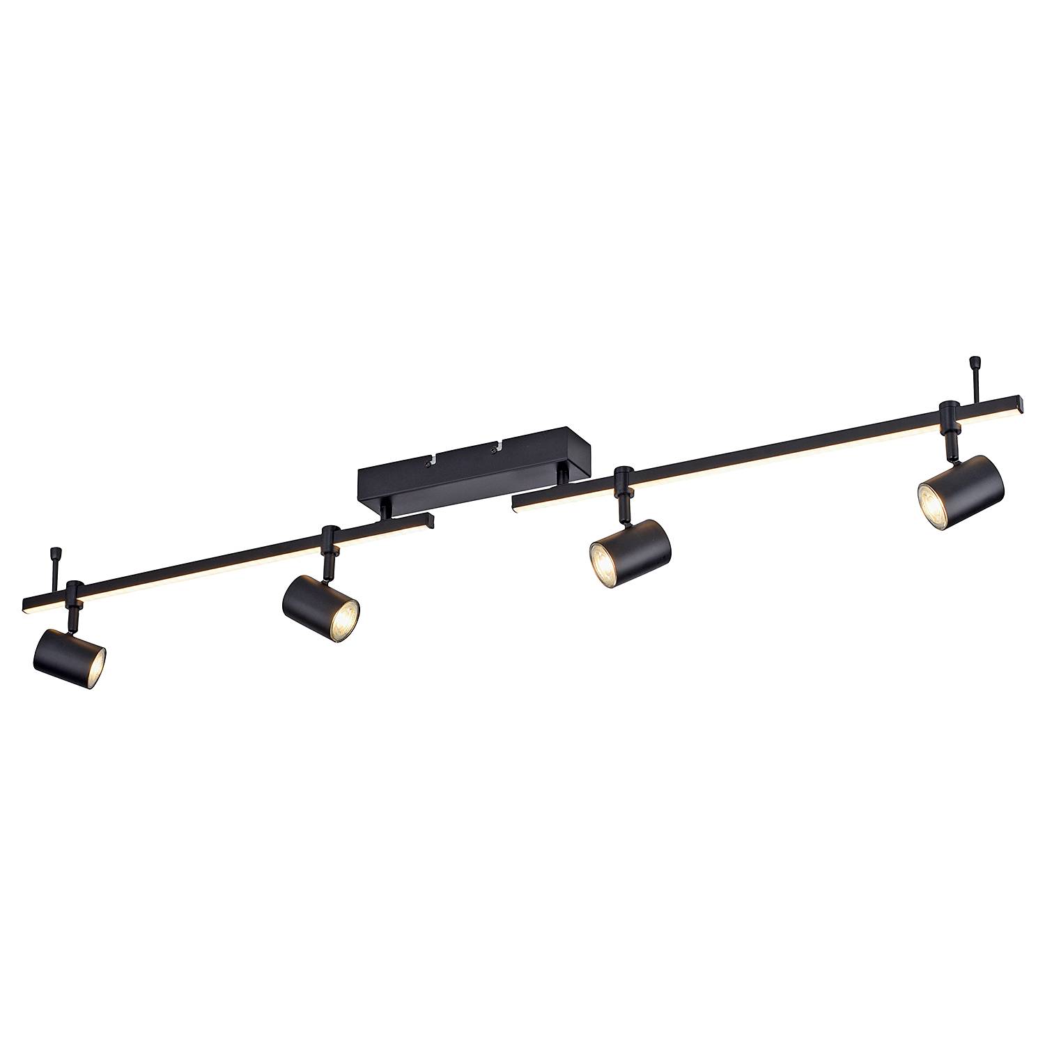 Ceiling light Barik Iron, Aluminum / Polycarbonate 5-flame Number of flames: 5