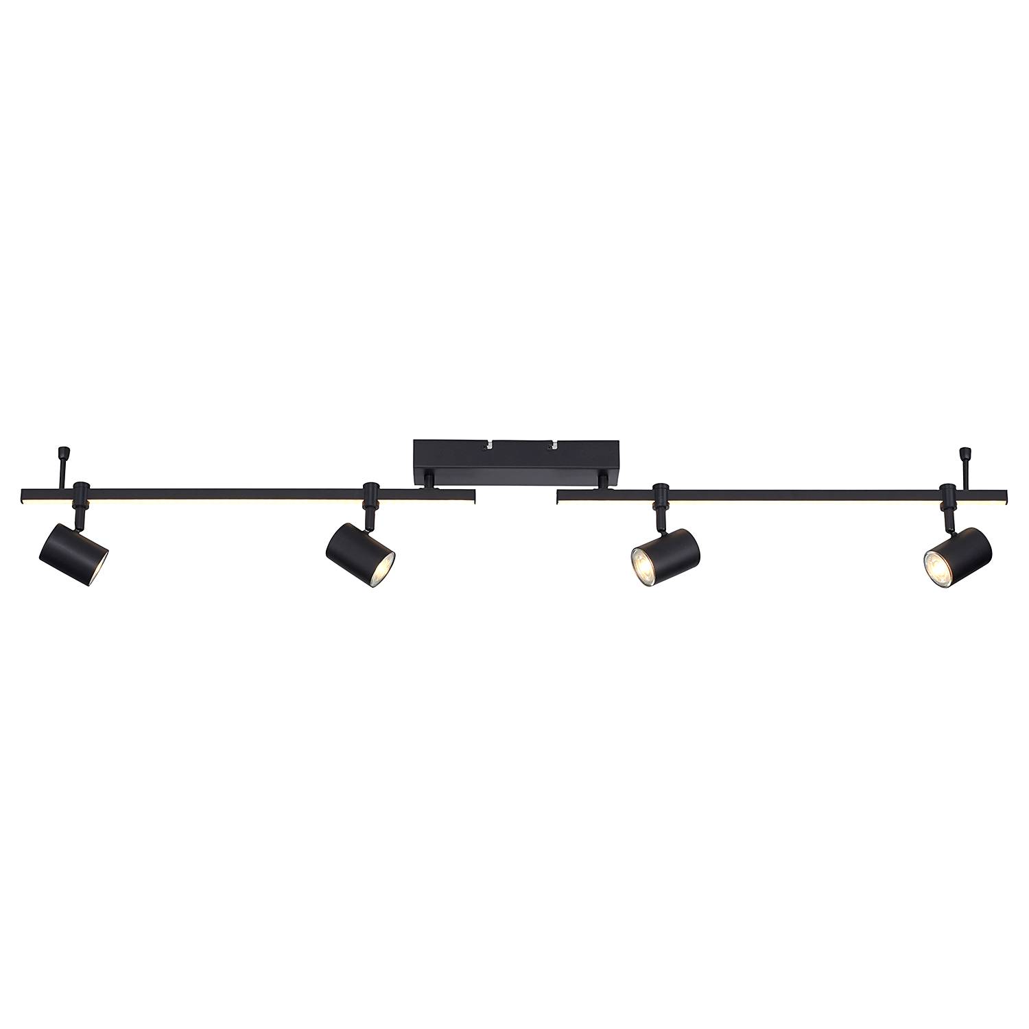 Ceiling light Barik Iron, Aluminum / Polycarbonate 5-flame Number of flames: 5