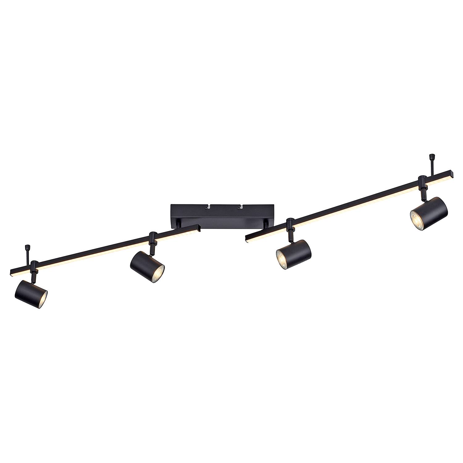 Ceiling light Barik Iron, Aluminum / Polycarbonate 5-flame Number of flames: 5