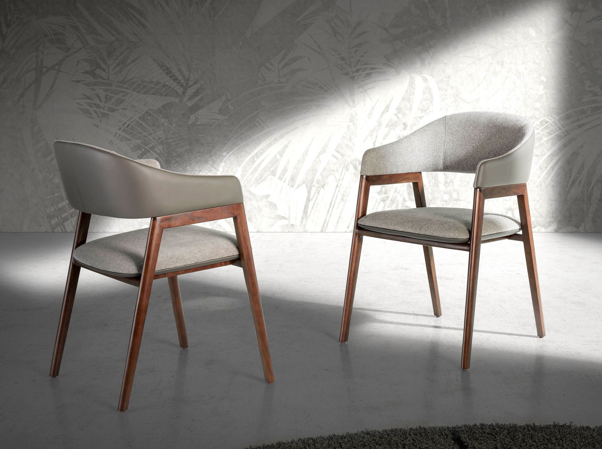 Armchair Faux Leather Grey