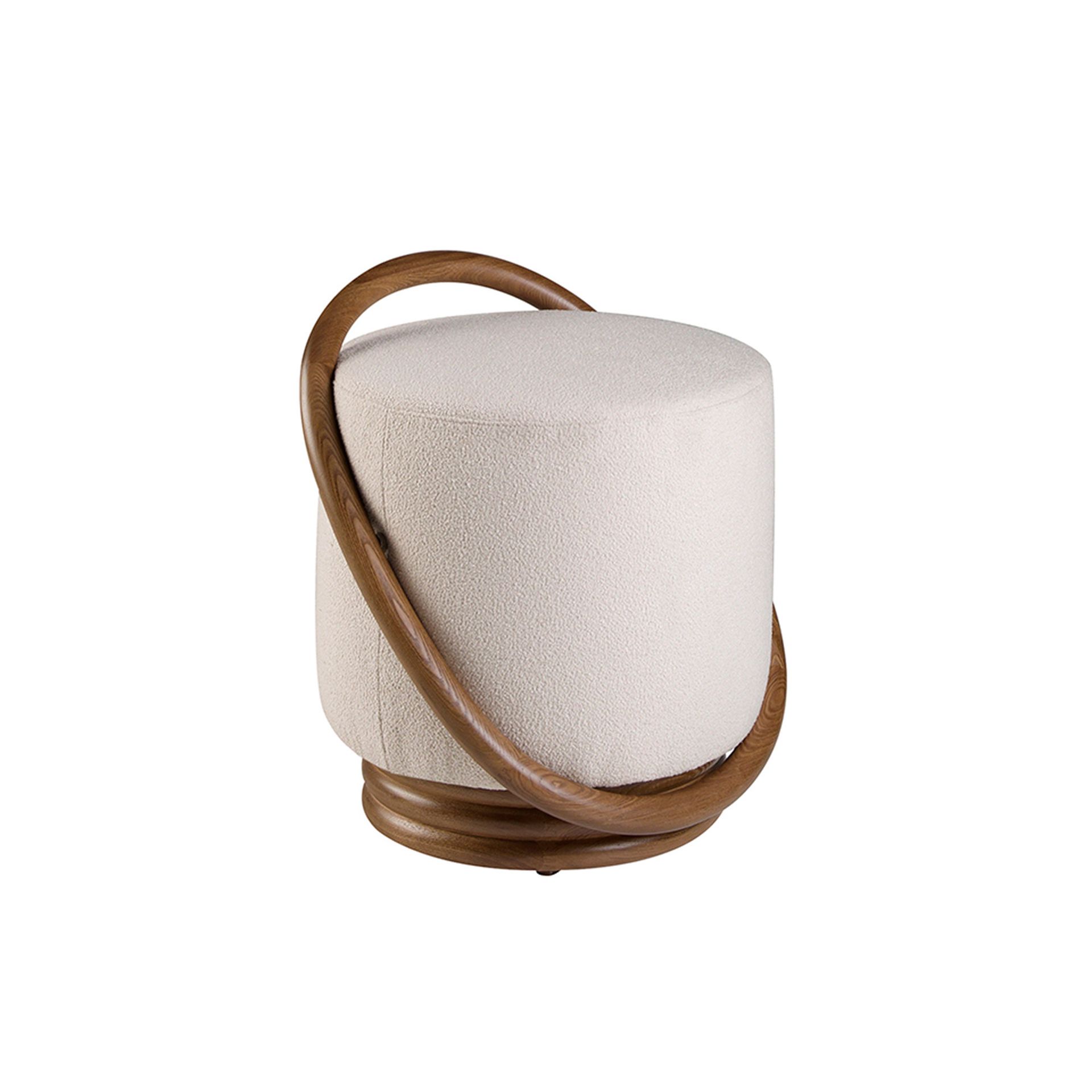 Ottoman Textile White