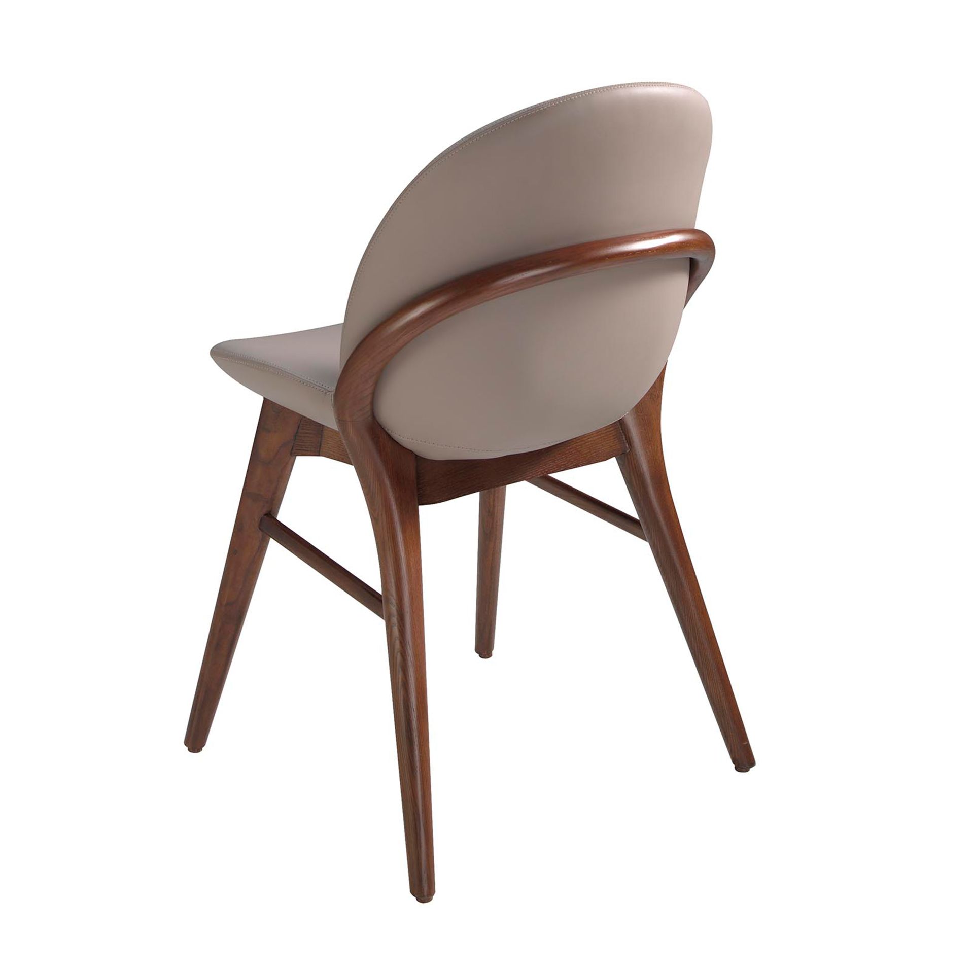 Armchair faux leather grey