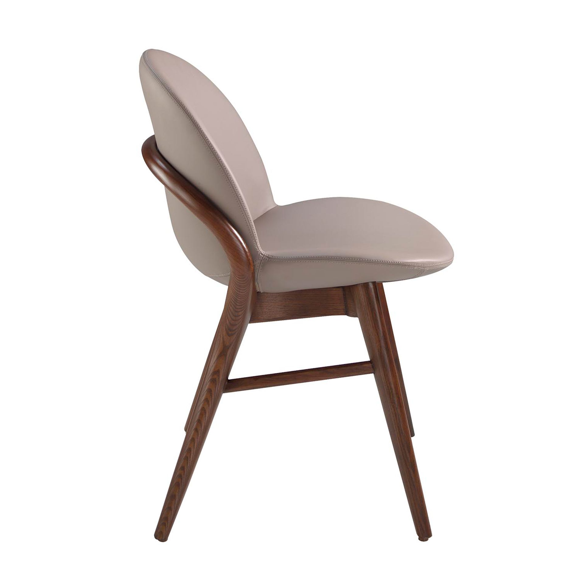 Armchair faux leather grey
