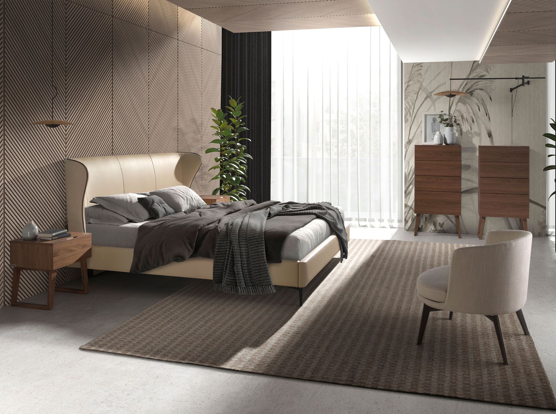 Sessel Textil Creme